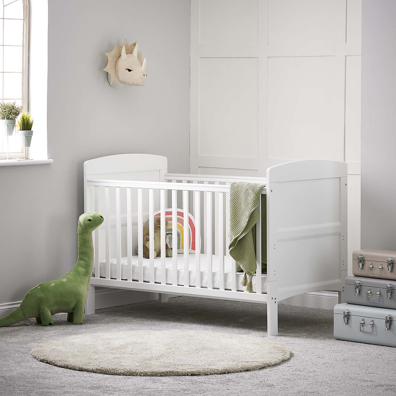 OBaby Grace Cot Bed, Pine