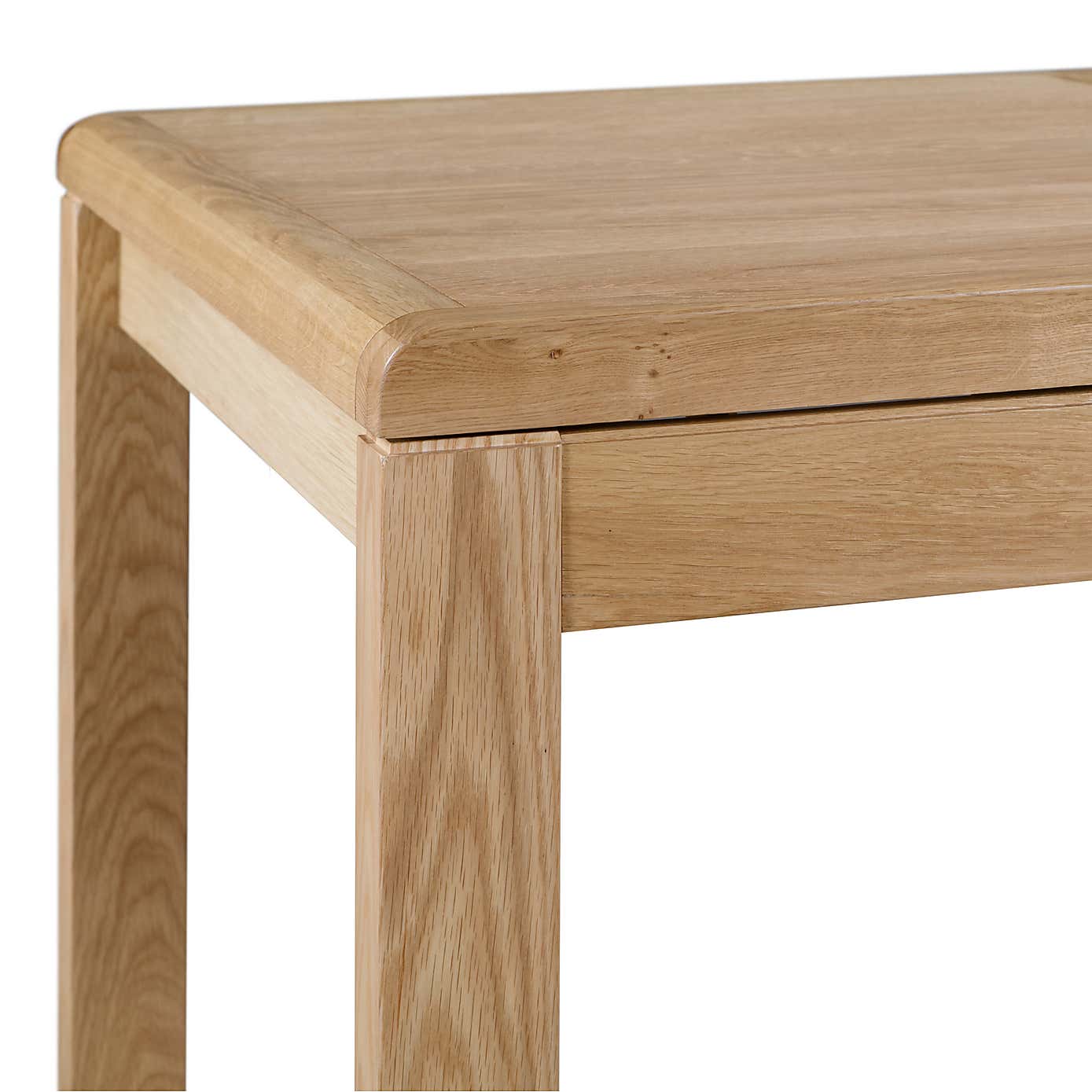 Curve 6 Seater Dining Table, Oak