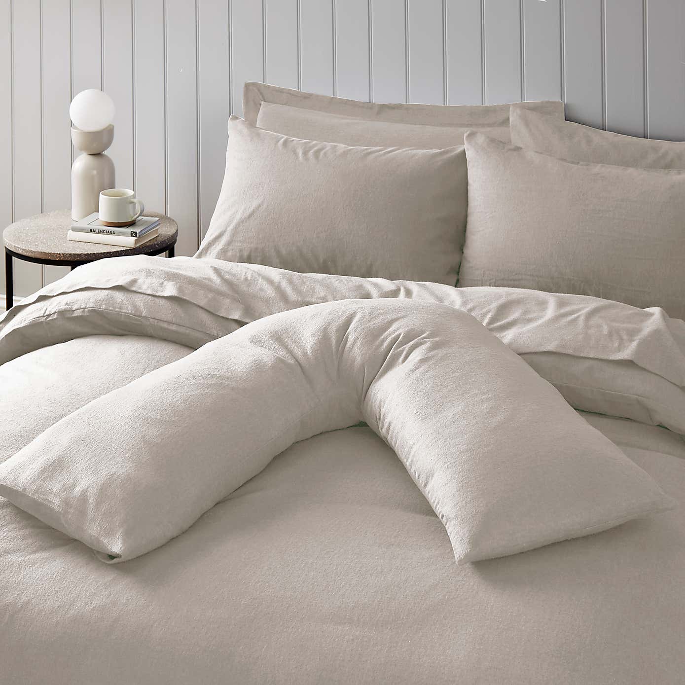 Soft & Cosy Brushed Cotton V-Shape Pillowcase