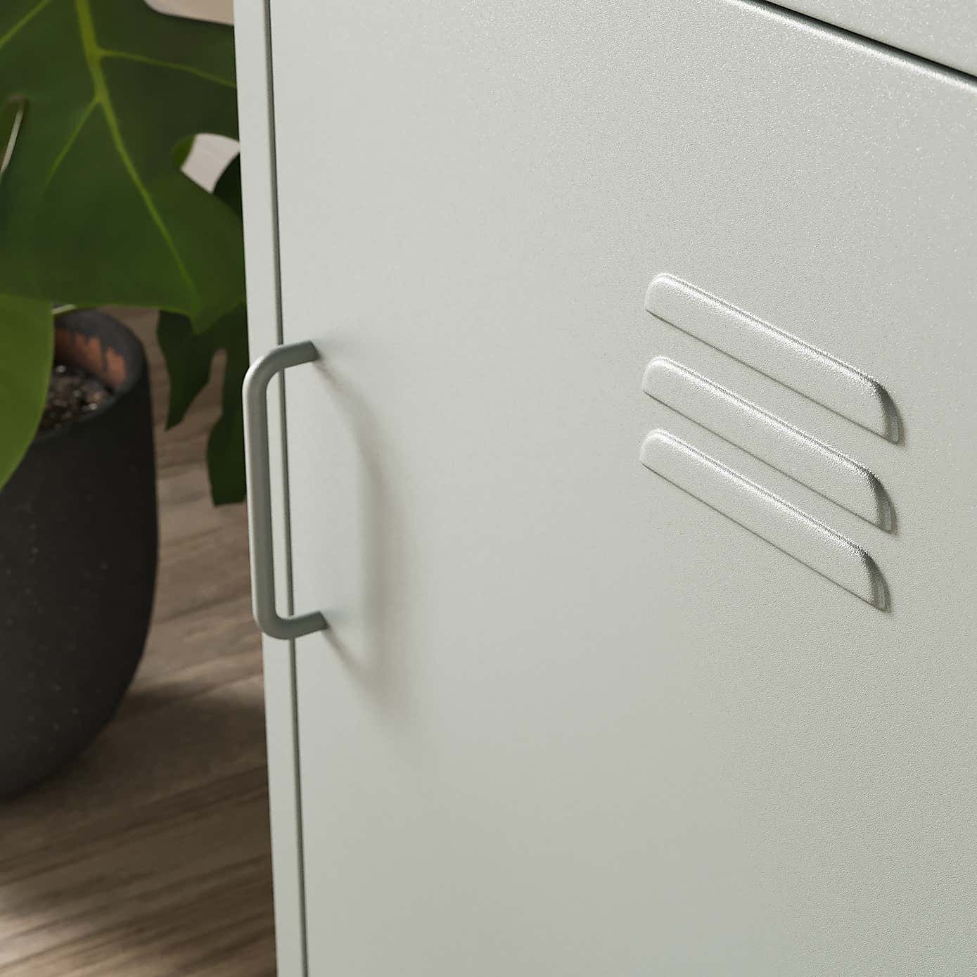 Helga Metal Bedside Table