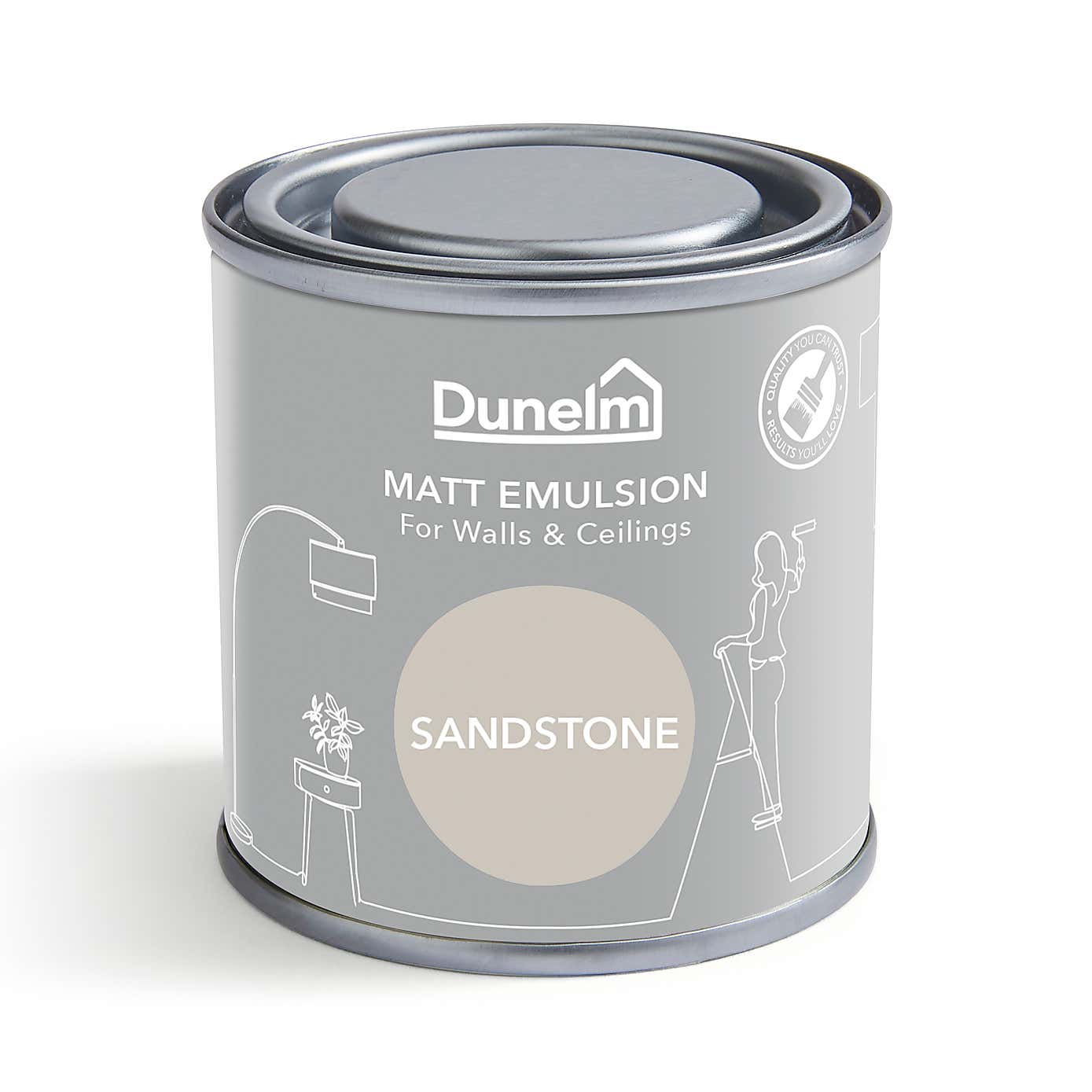 Dunelm Sandstone Matt Emulsion Paint
