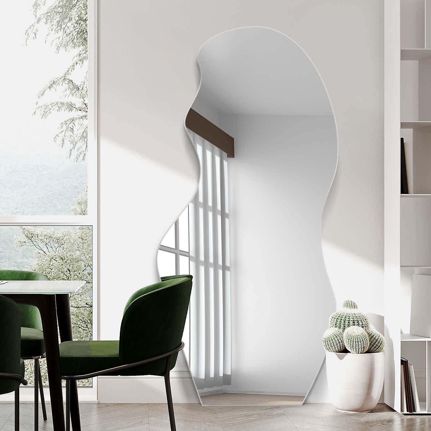 Lacuna Frameless Pond Full Length Wall Mirror