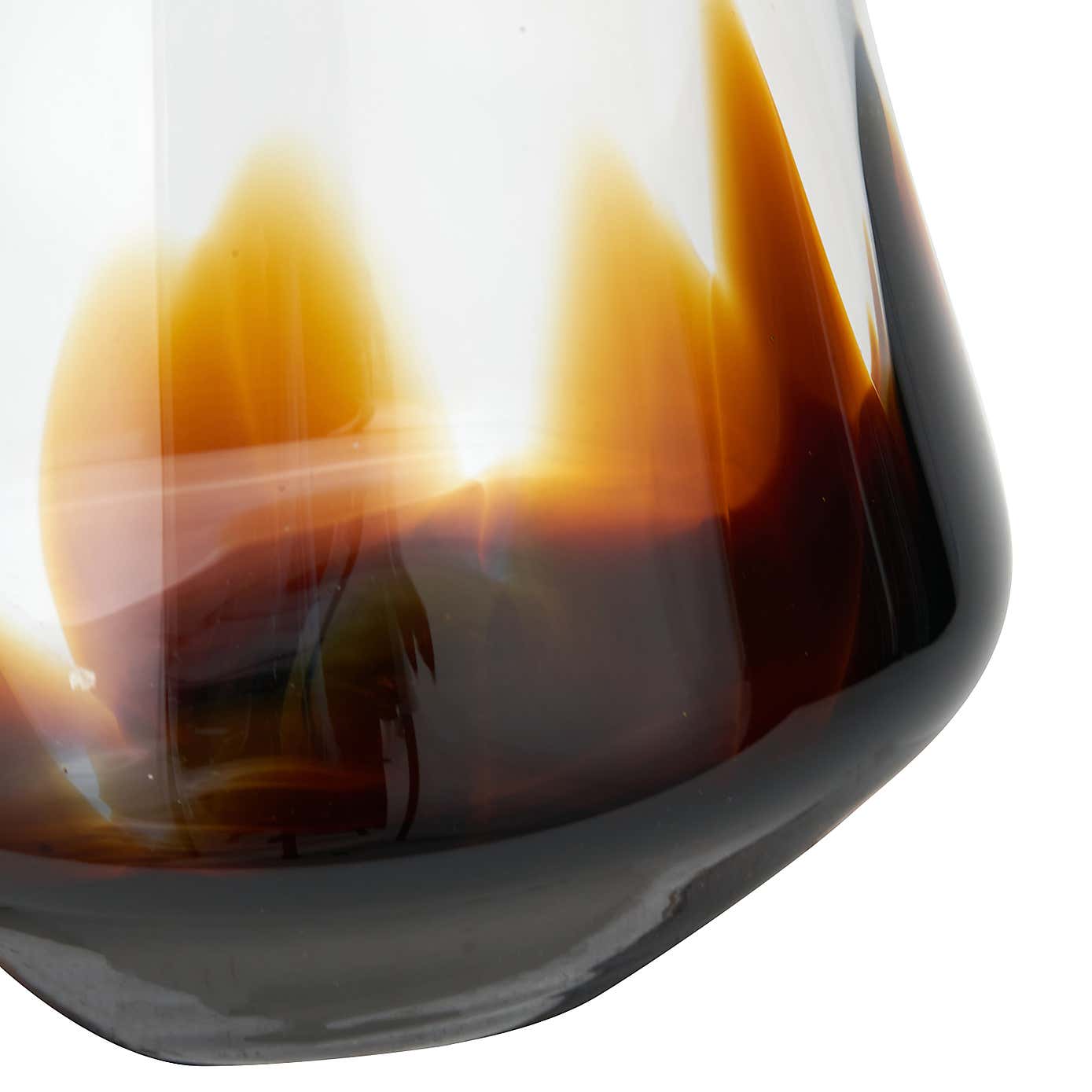 Ombre Glass Bell Vase