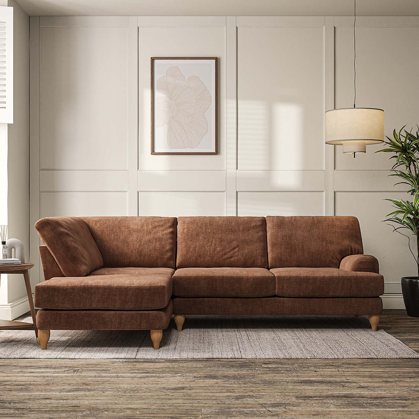 Darwin 4 Seater Corner Chaise Sofa