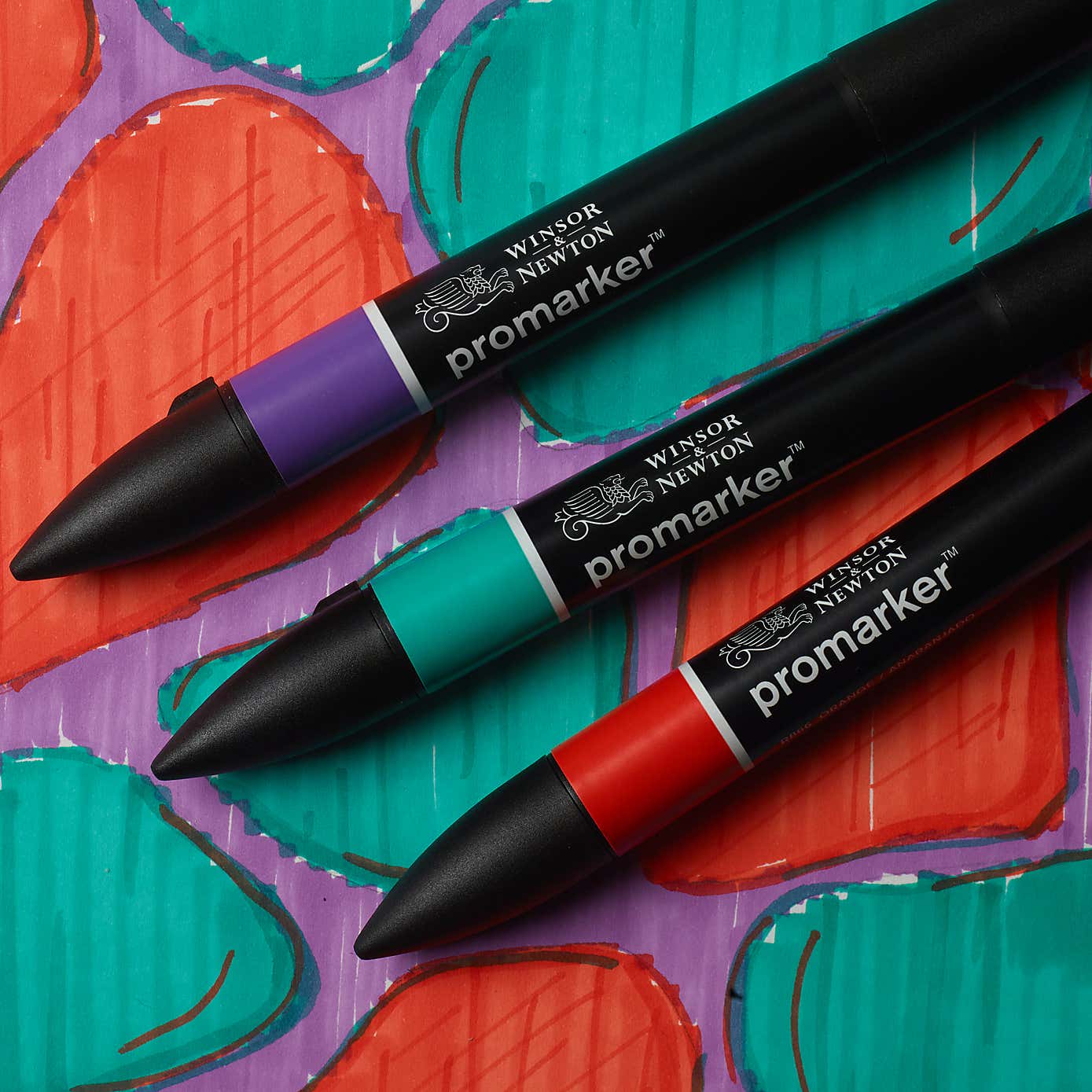 Winsor & Newton Promarker Secondary Colours Triple Pack