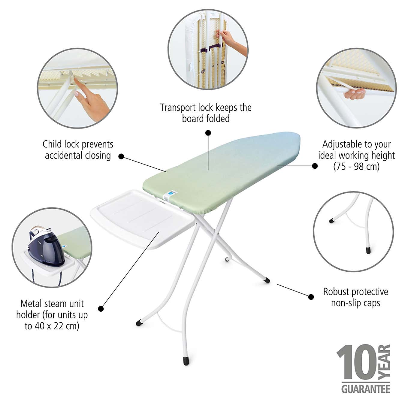 Brabantia Board C Blue Ironing Board