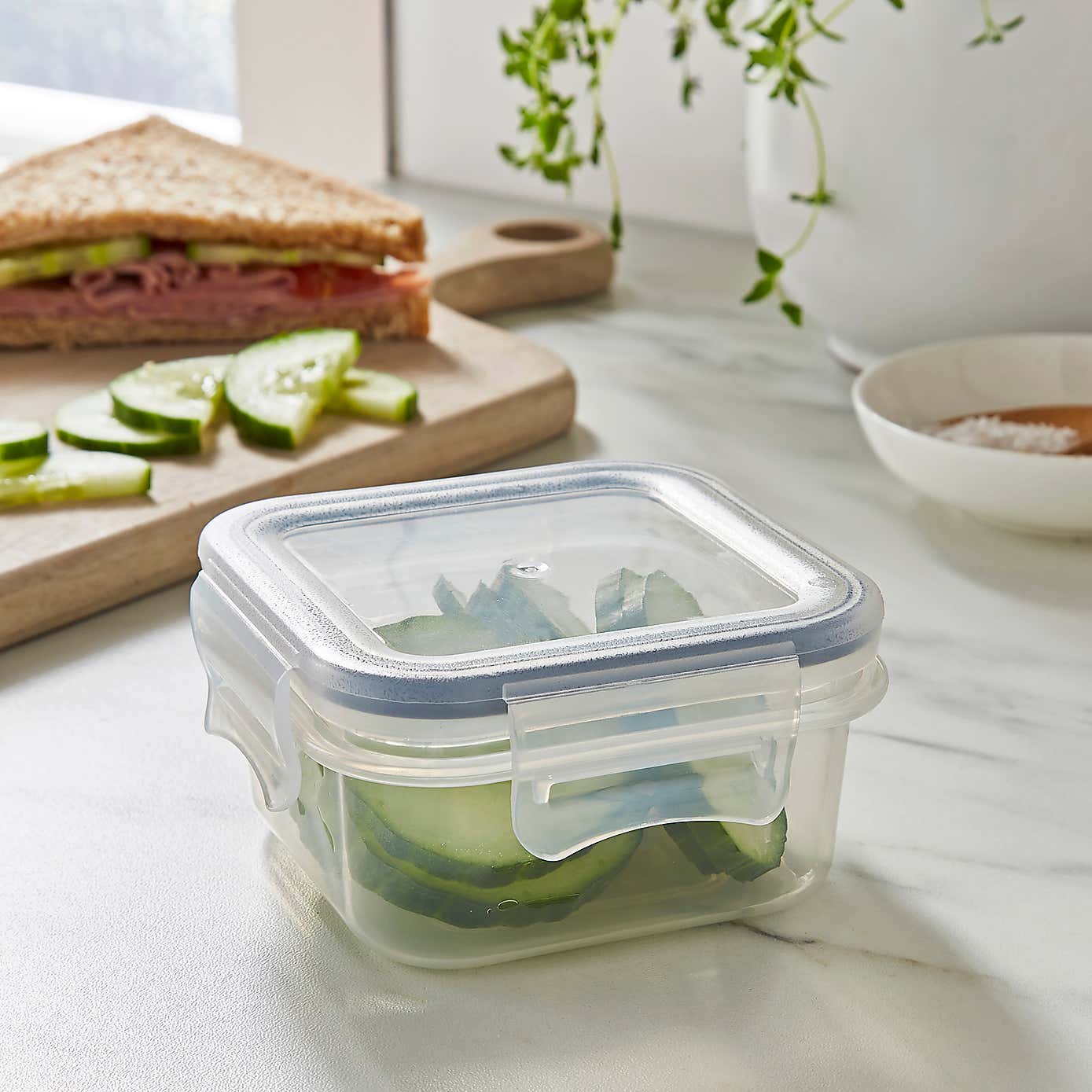 Clip Lock Square Container