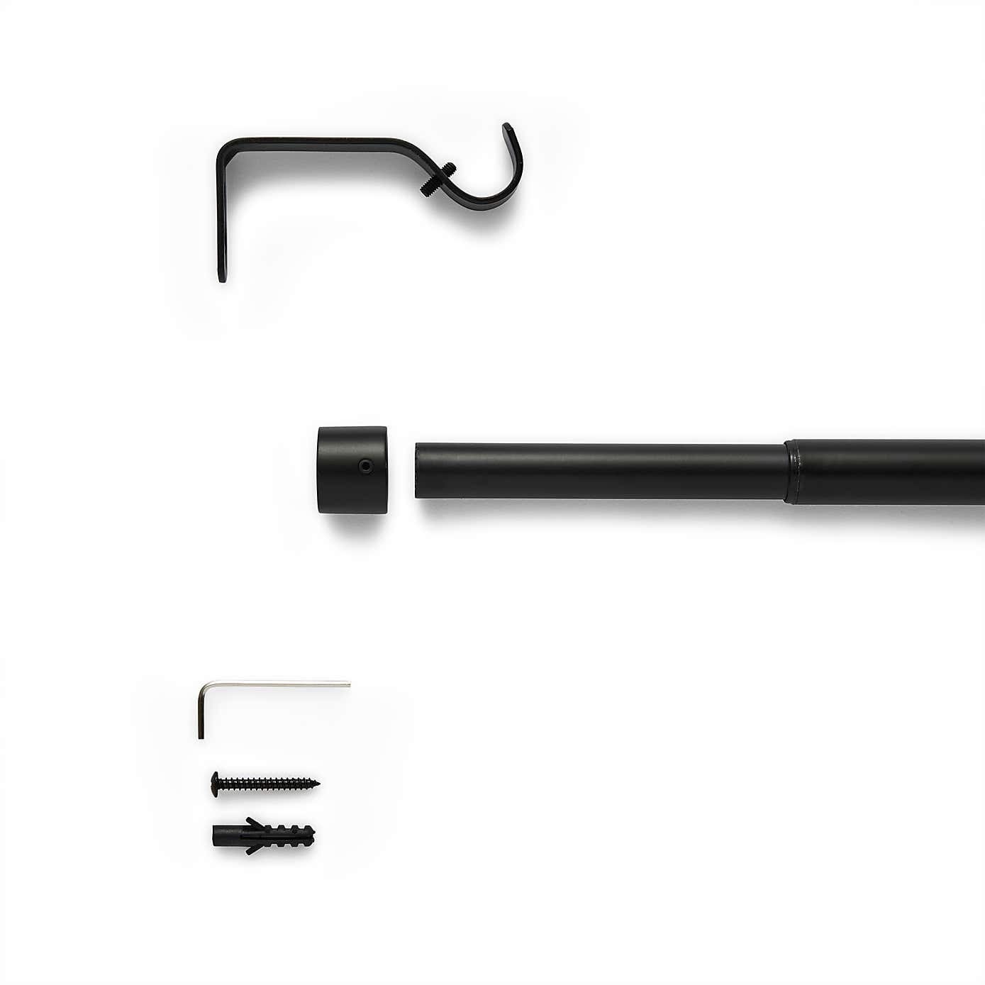 Stud Extendable Metal Curtain Pole