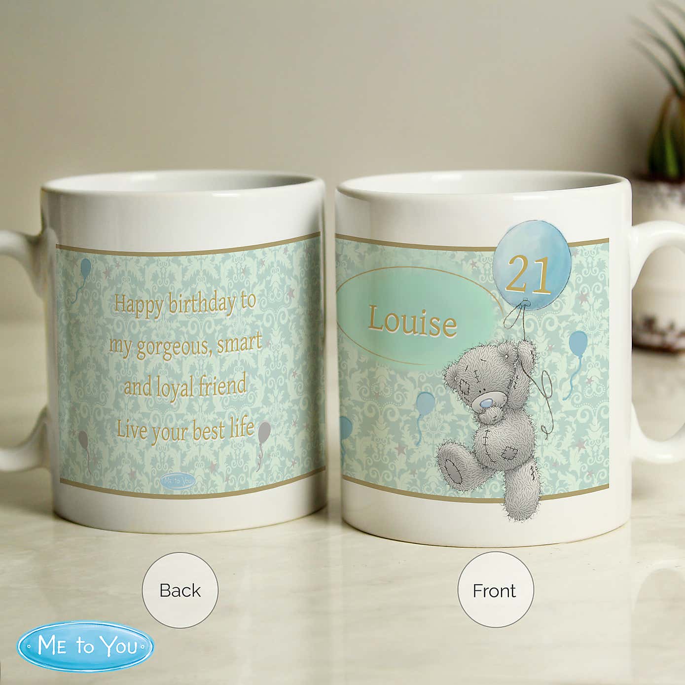 Personalised Me To You Balloon Mug