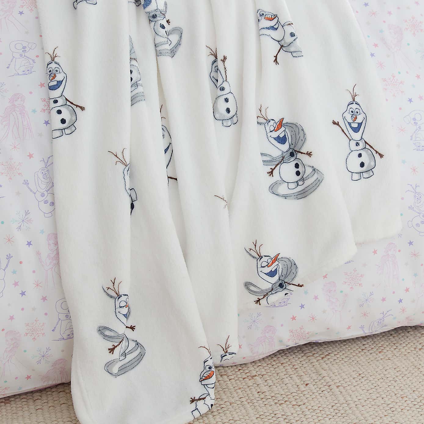 Frozen Olaf Fleece Blanket