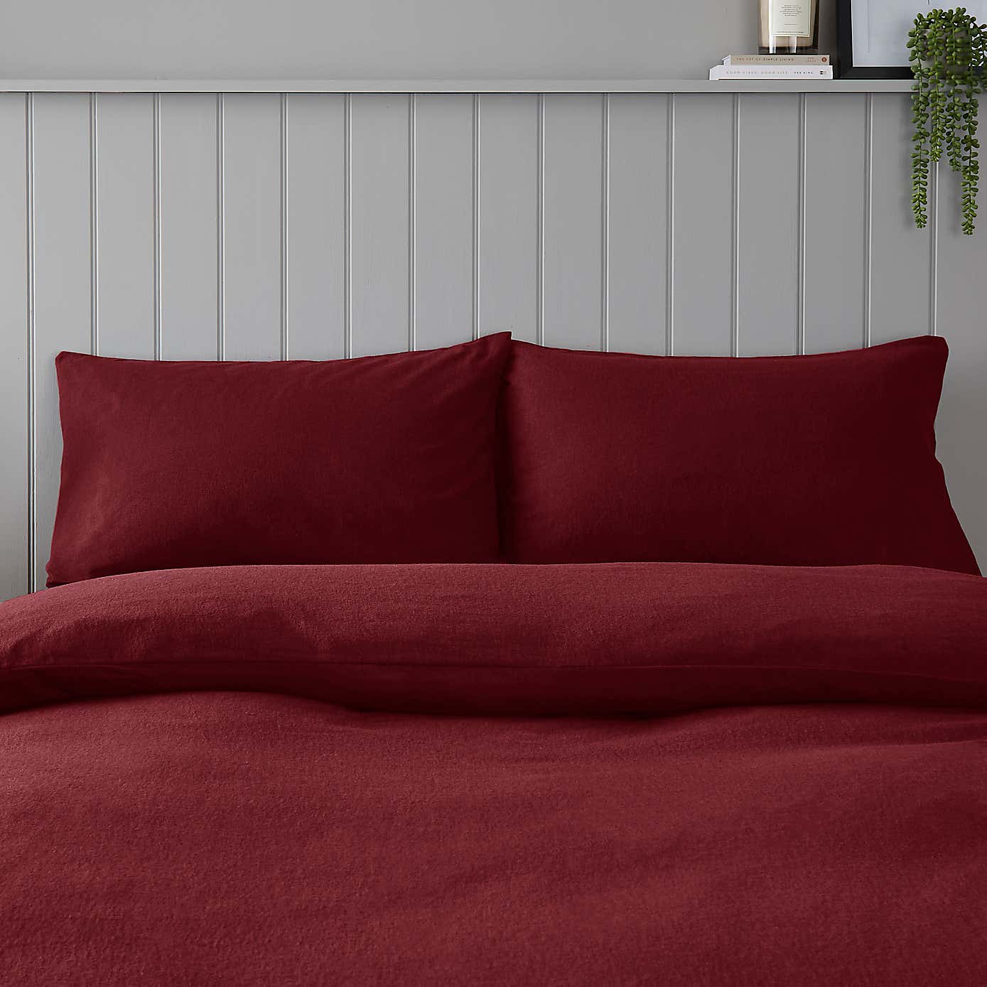 Soft & Cosy Brushed Cotton Standard Pillowcase Pair