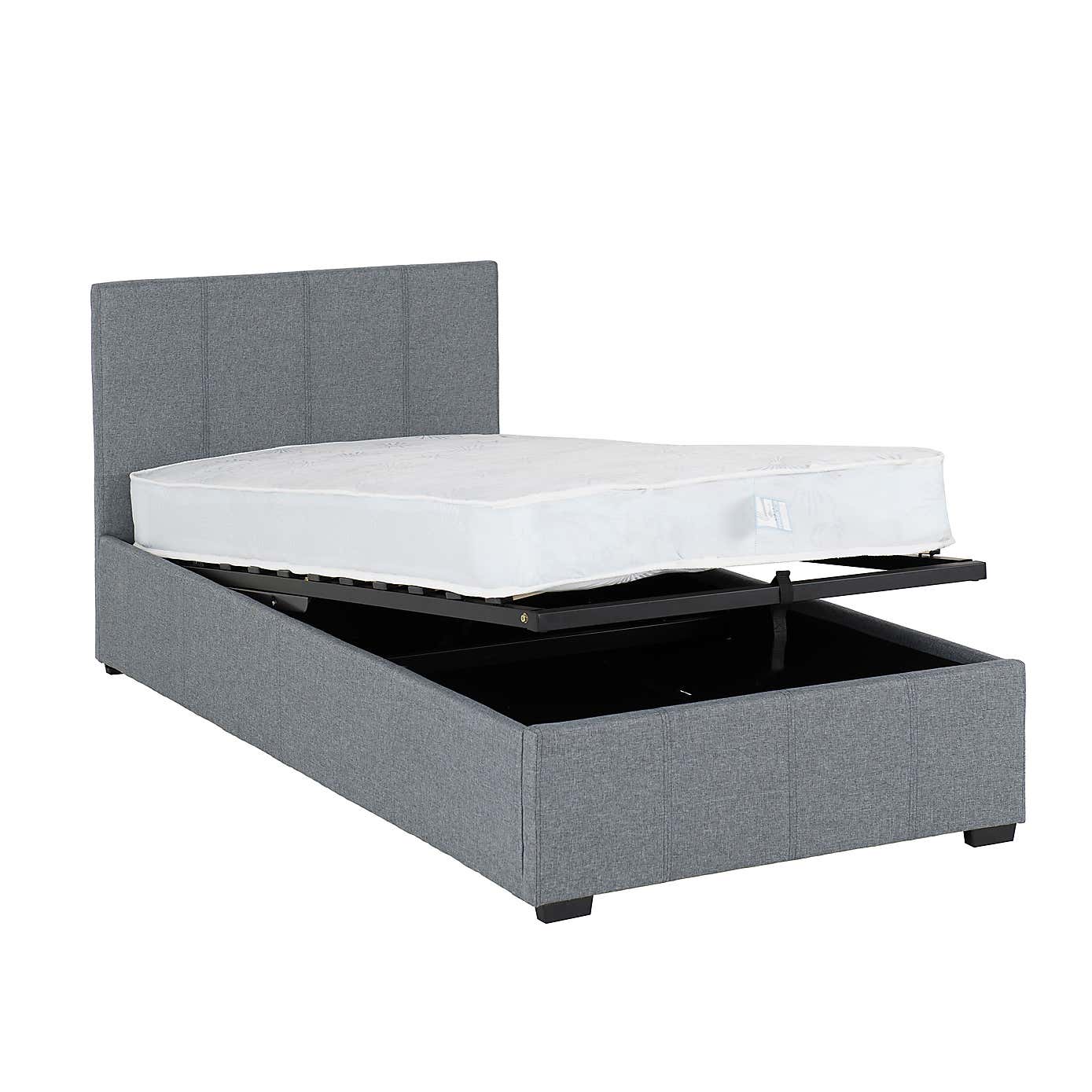 Waverley Linen Ottoman Bedstead - Grey