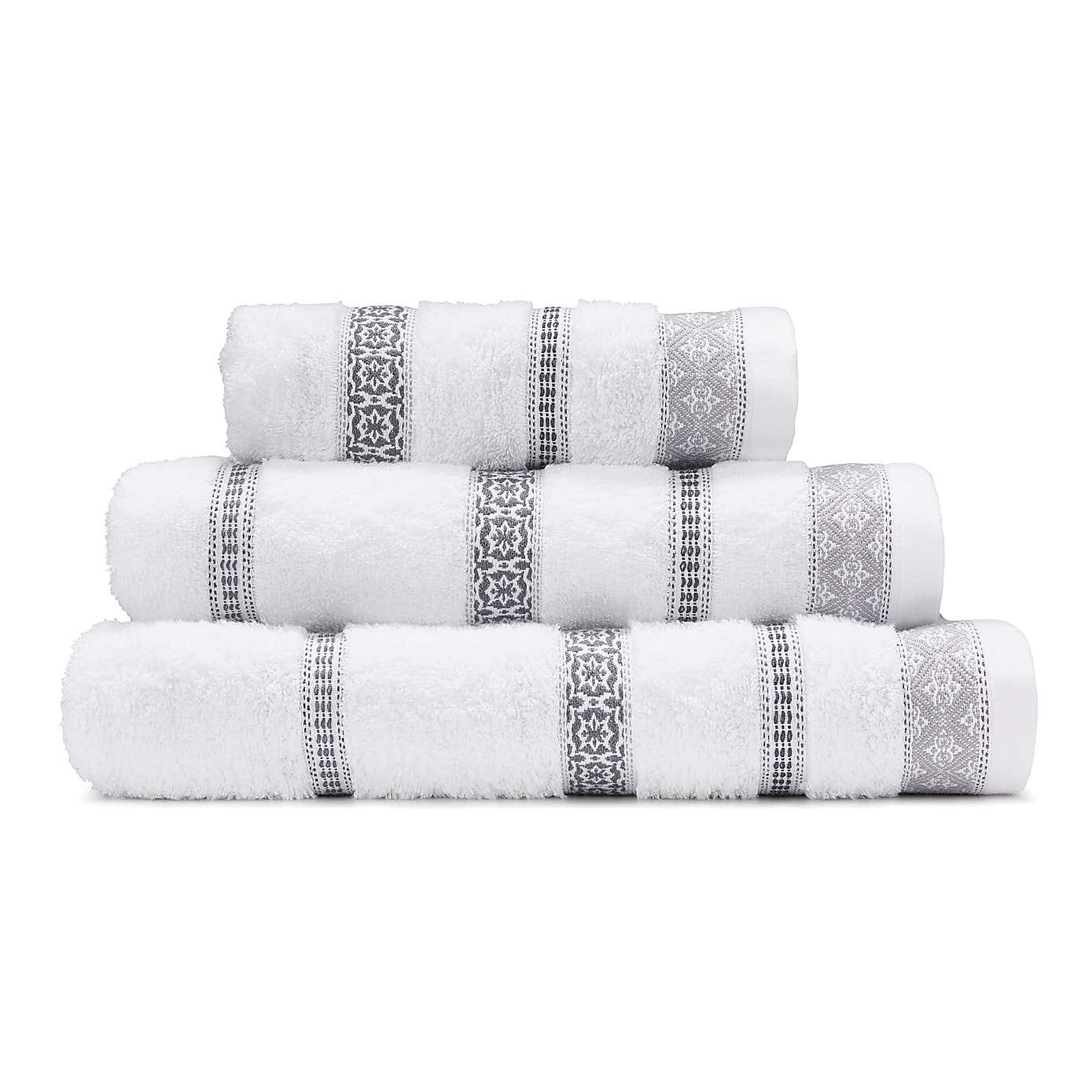 Alaya Banded Cotton Towel
