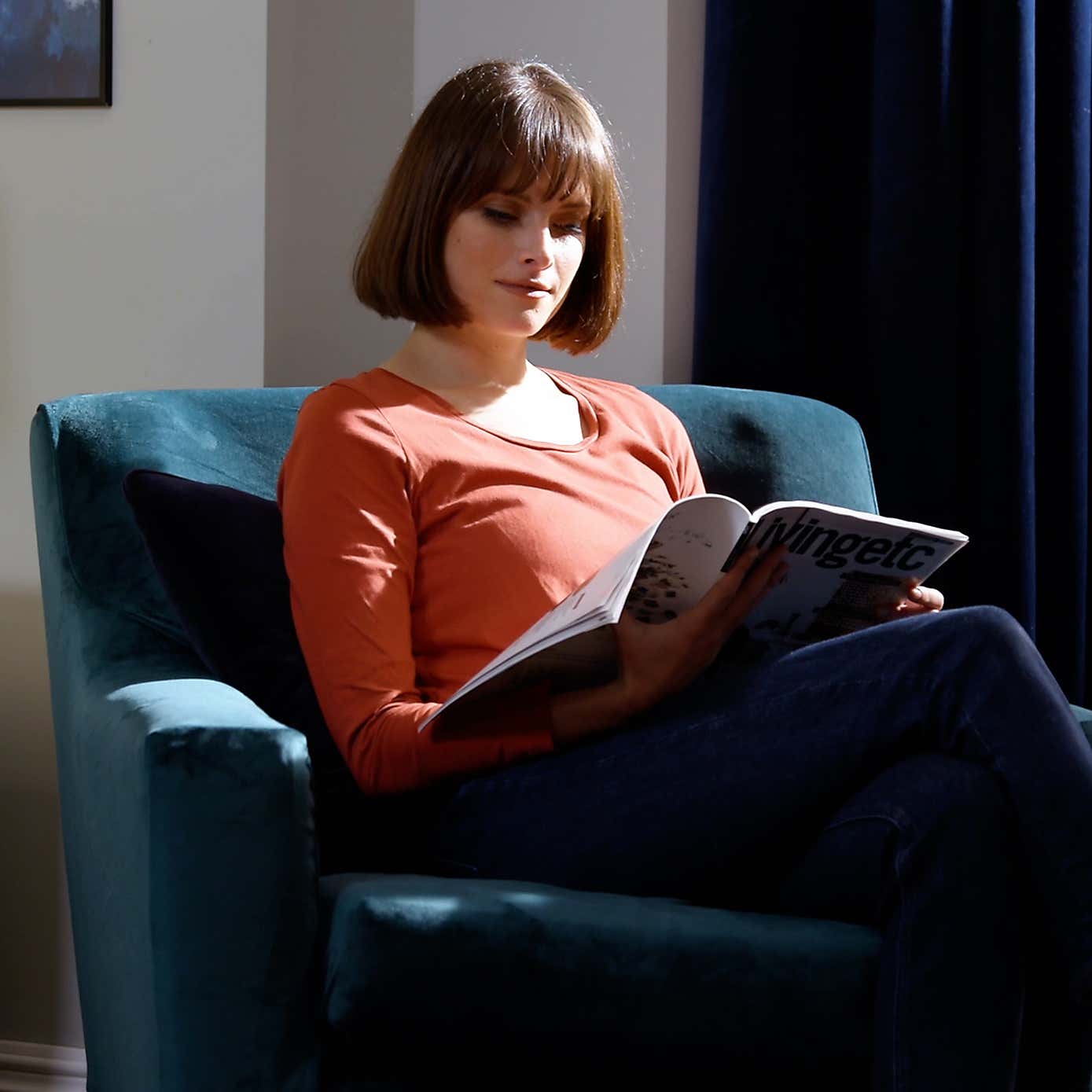 Isla Grey Single Arm Chair Cover