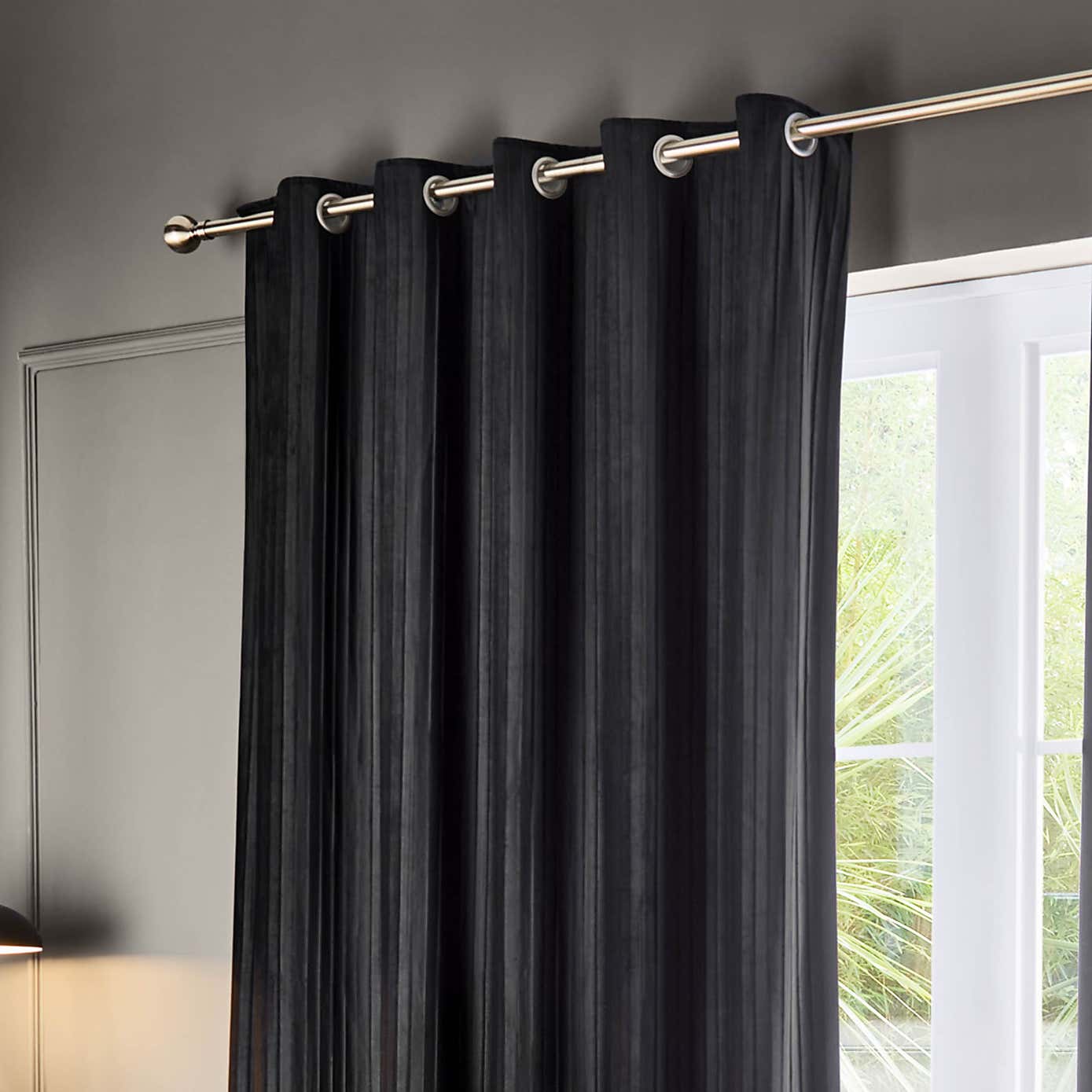 Paoletti Corinthian Eyelet Curtains