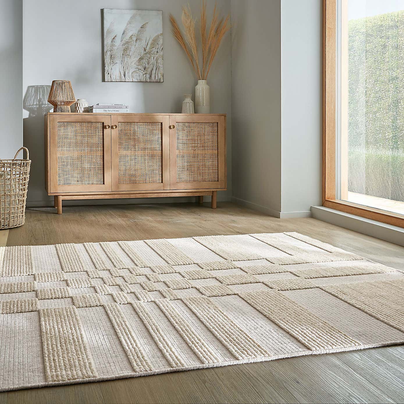 Checkerboard Washable Rug