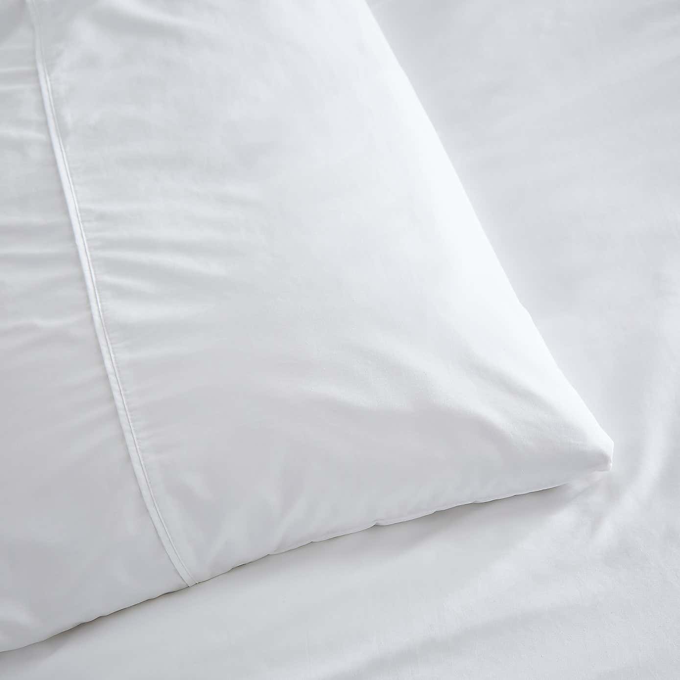 Dorma Egyptian Cotton 400 Thread Count Percale Housewife Pillowcase
