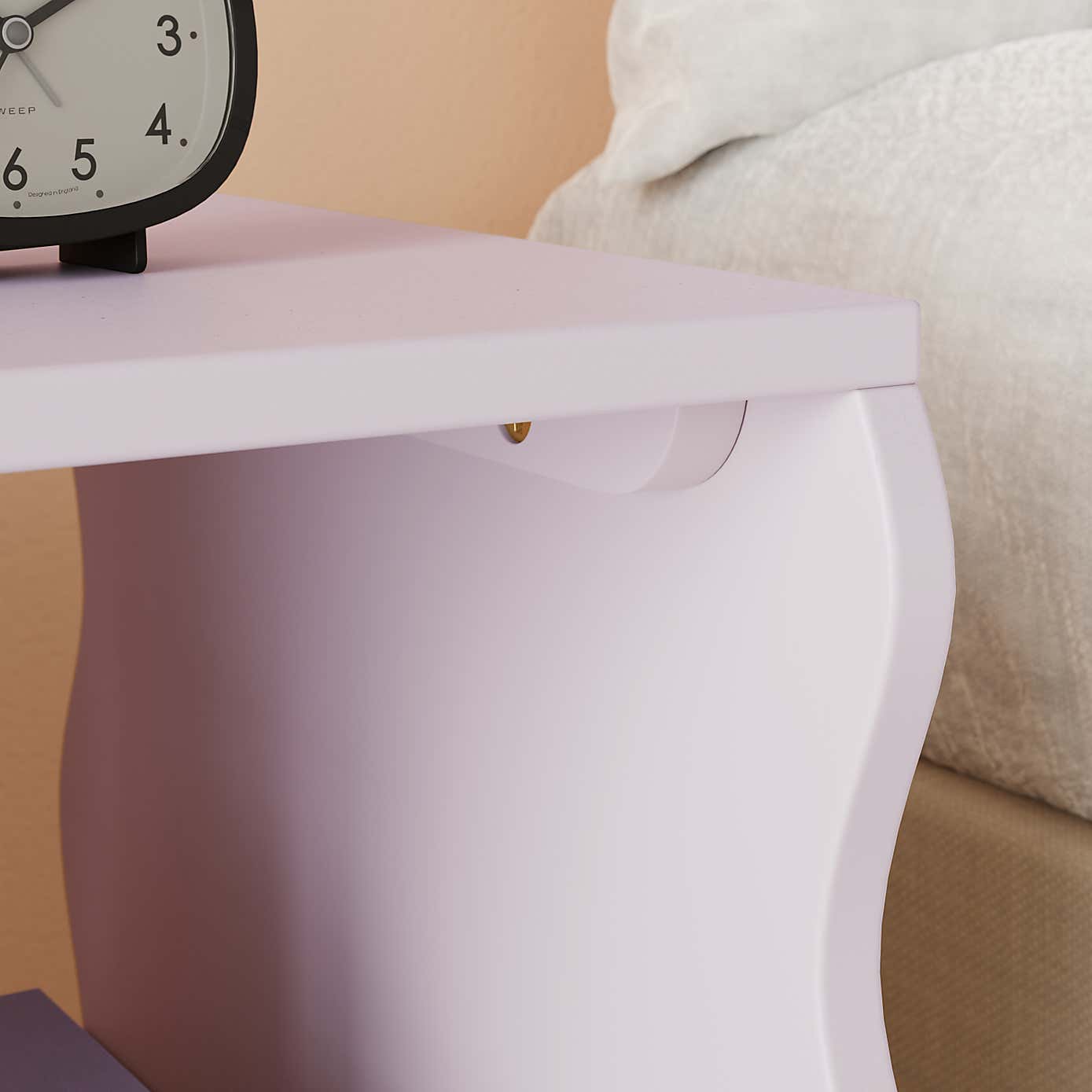 Posie Wavy Bedside Table