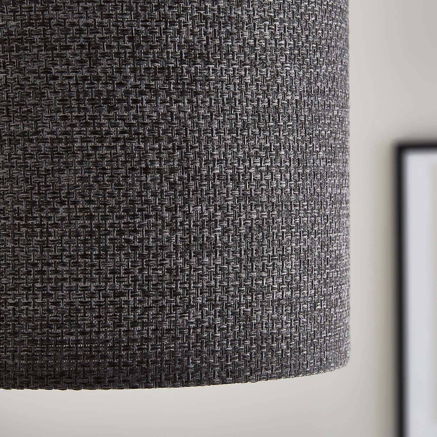 Barkweave Easy Fit Drum Lamp Shade
