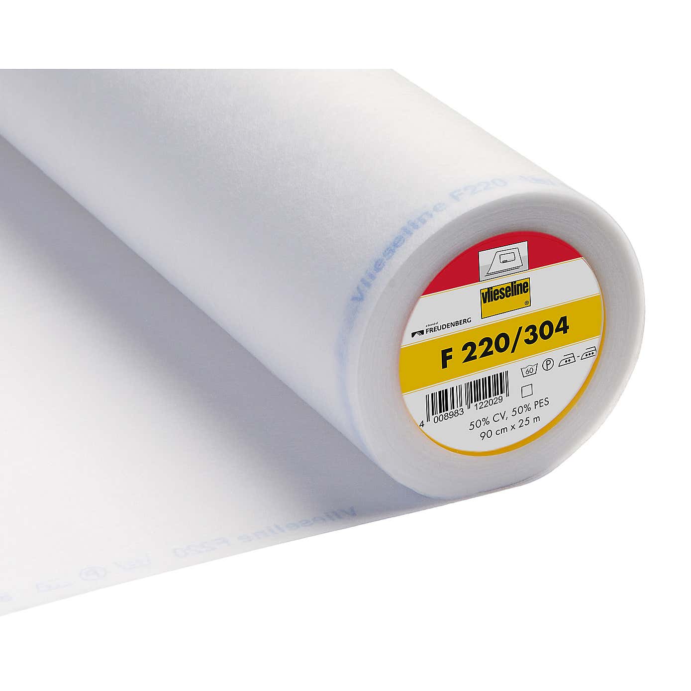 Iron On Medium White 25m
