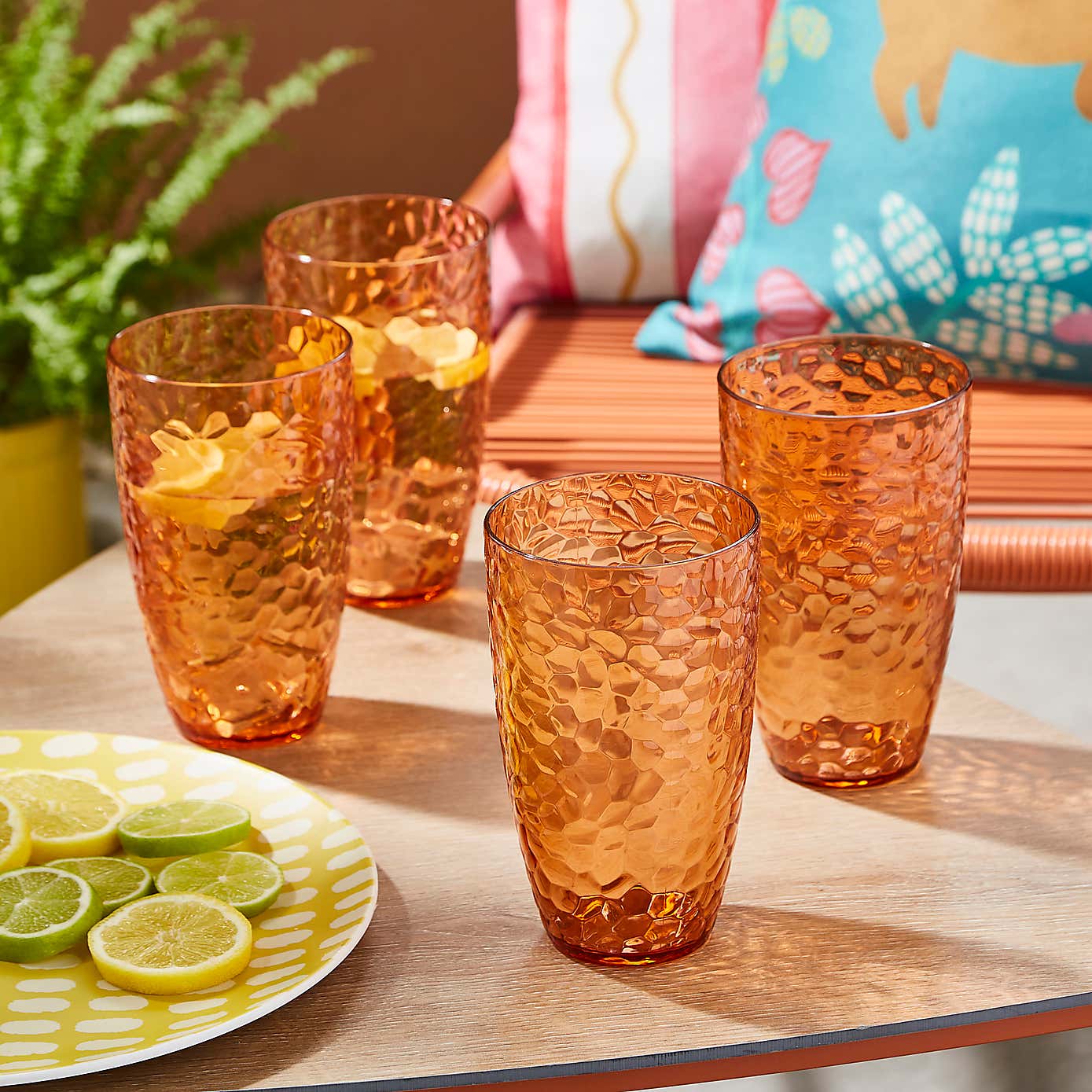 Umber Ripple Acrylic Tall Tumbler