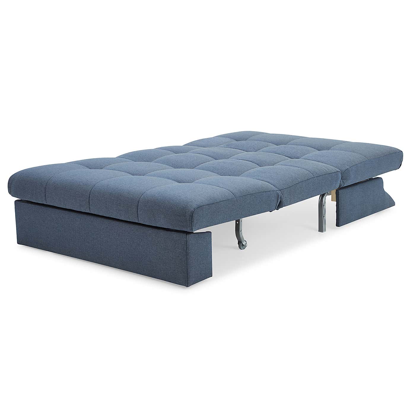 Navy Rowan Compact Double Sofa Bed