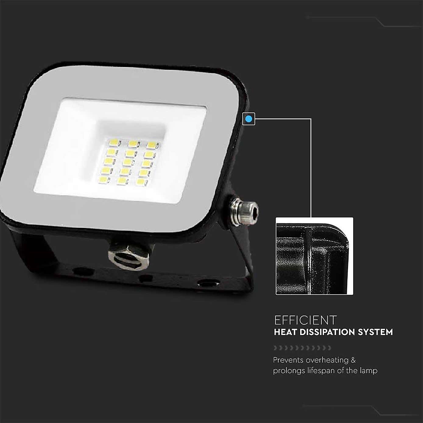 V-TAC 10W LED Floodlight Outdoor Wall Light