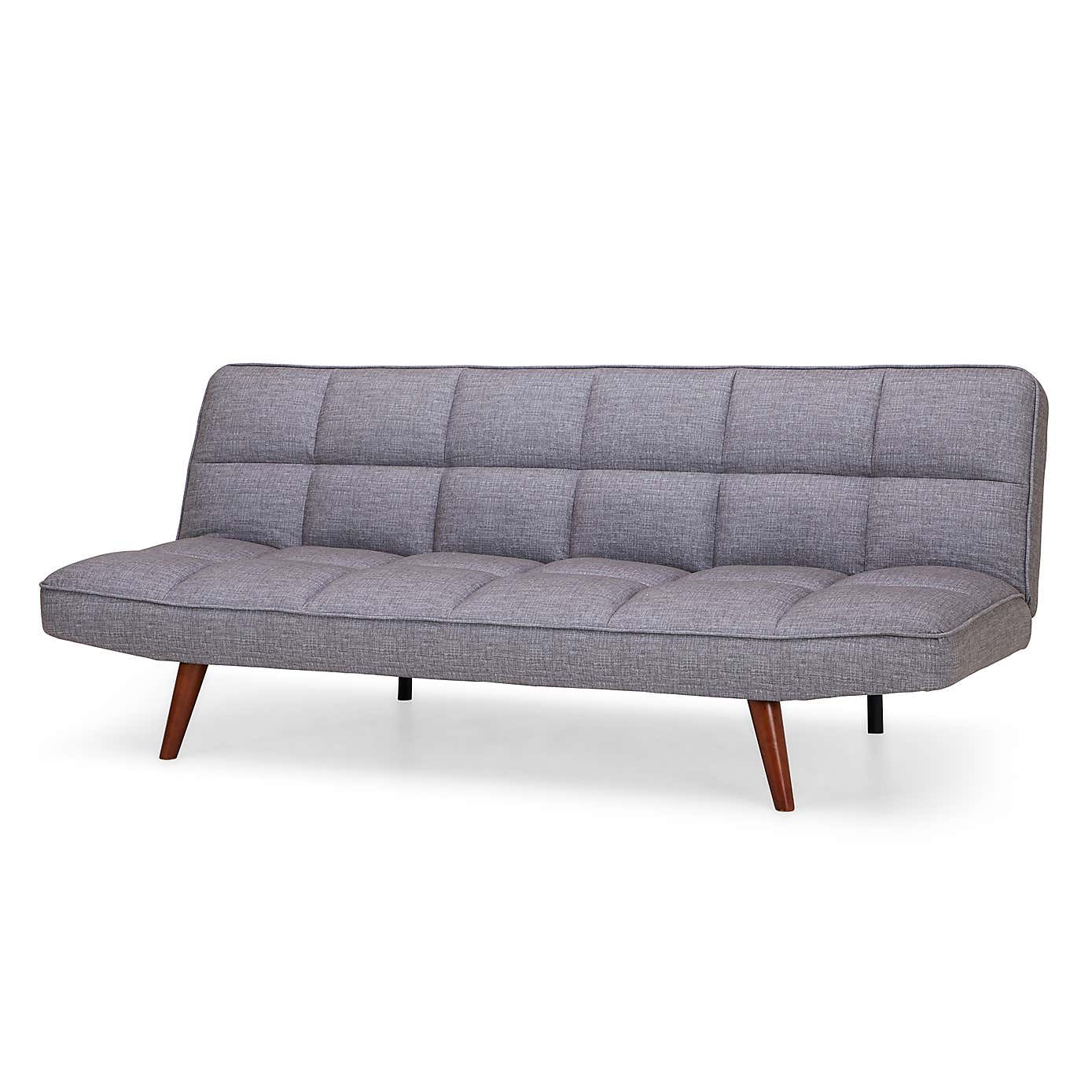 Xander Colour Pop Clic Clac Grey Double Sofa Bed