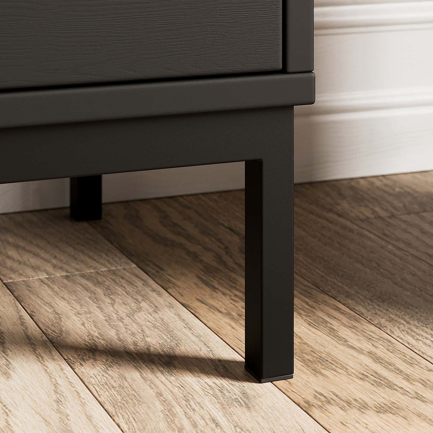 Fulton Black Wide TV Stand