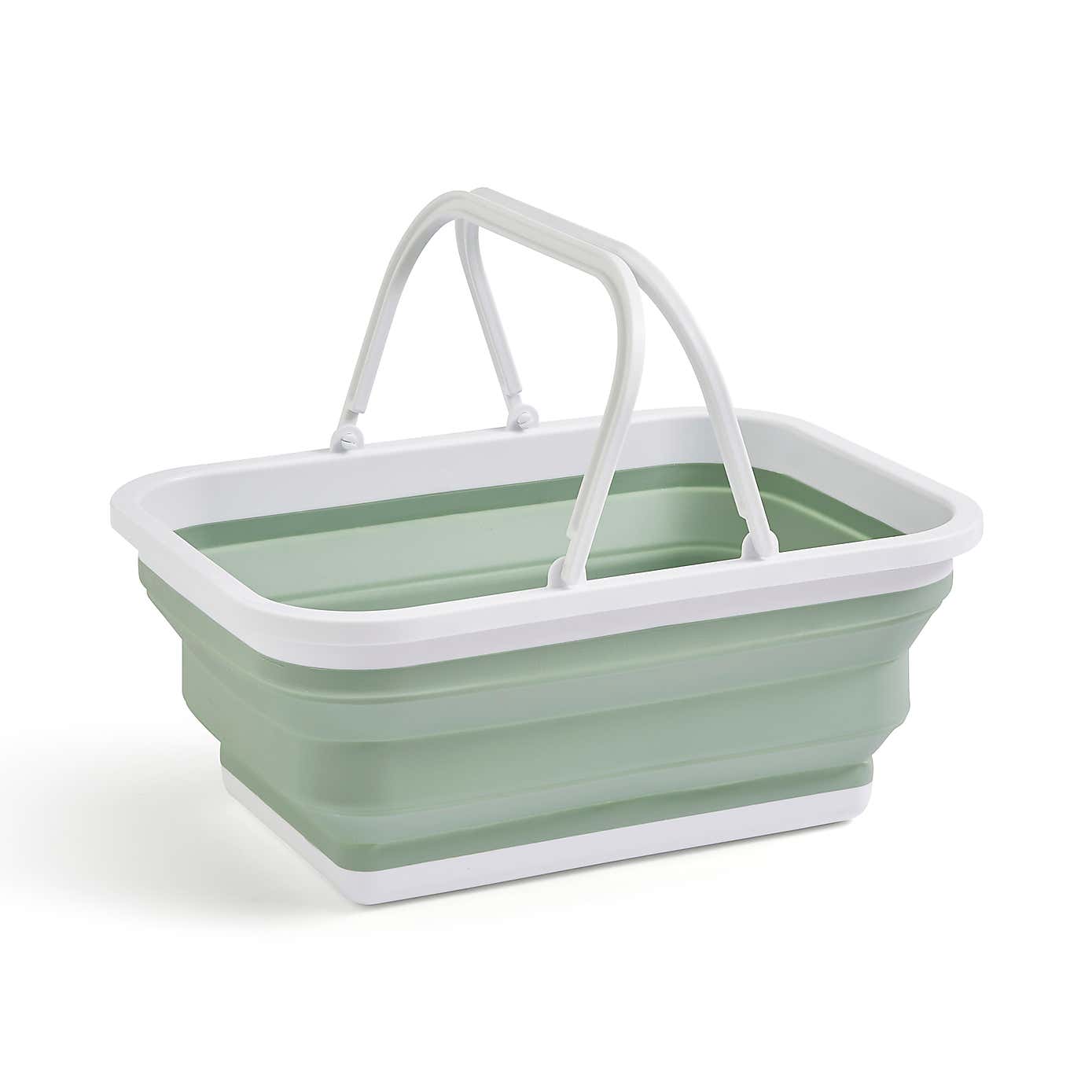 Collapsible Cleaning Bowl with Handle Sage