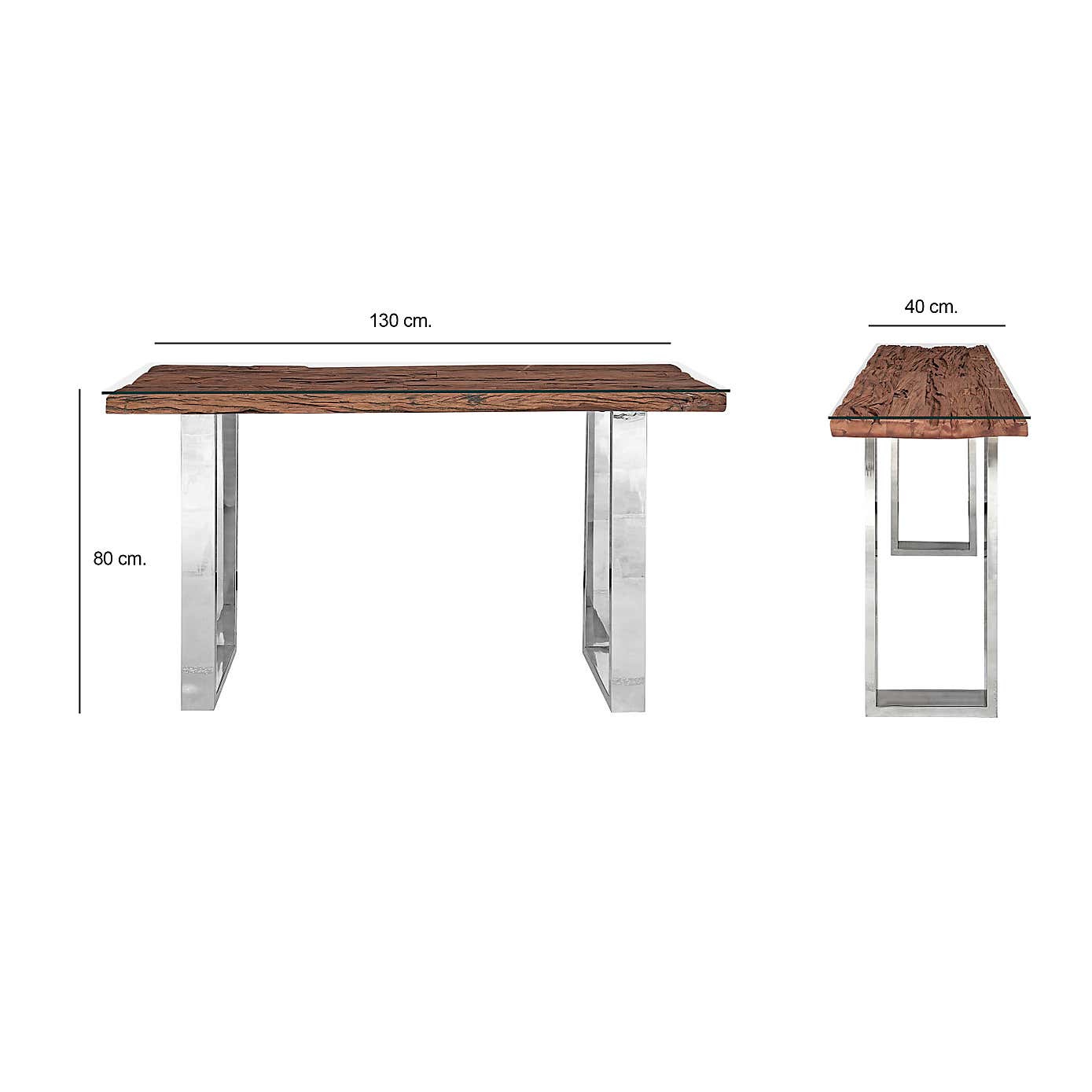 Indus Valley Railway Sleeper Console Table