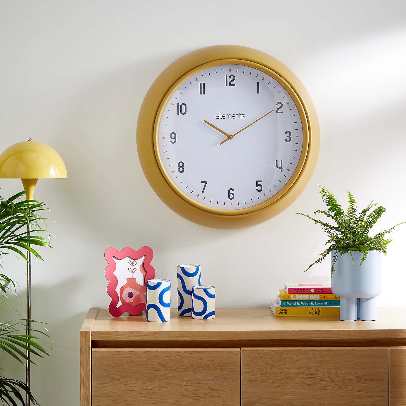 Elements Fletcher Wall Clock