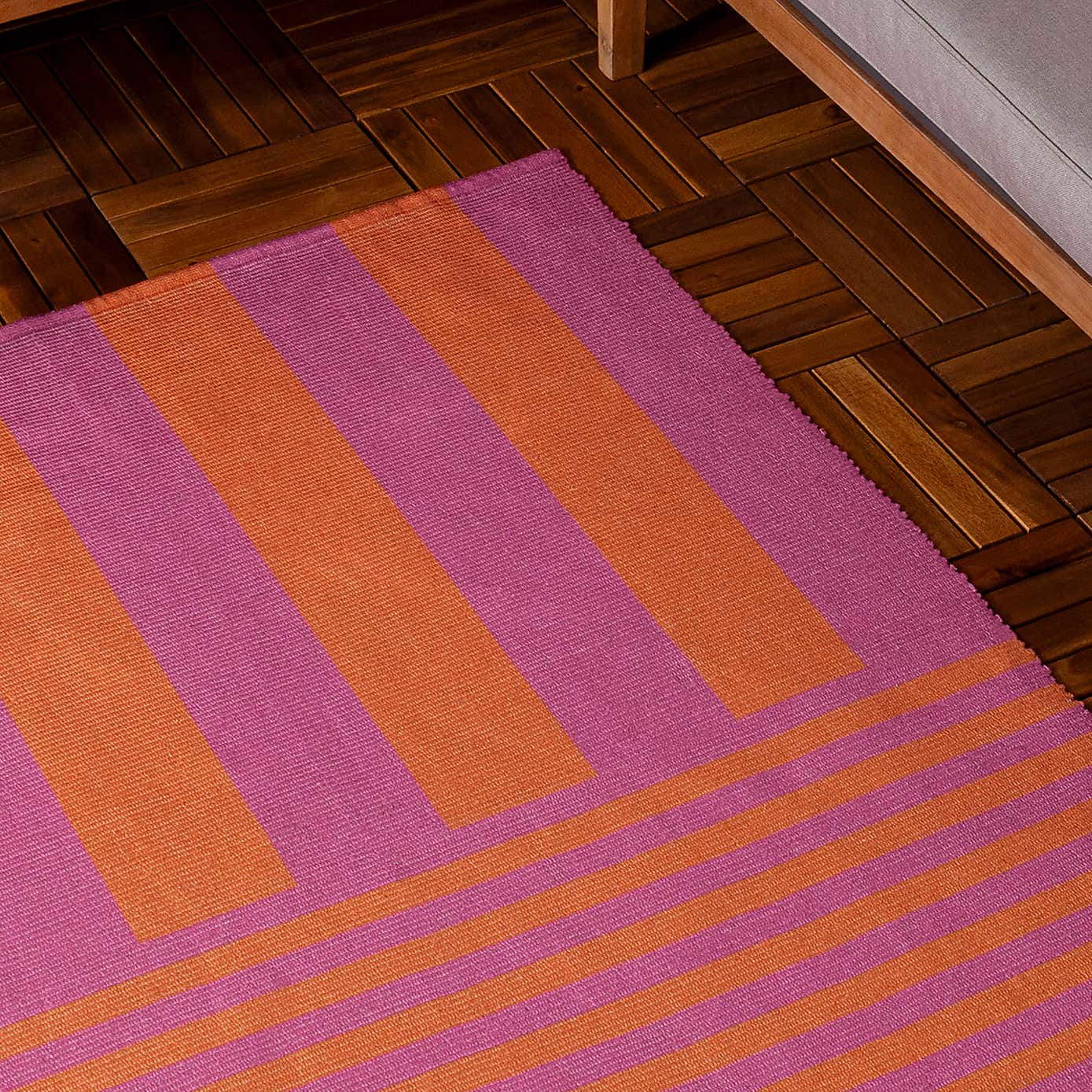 Furn Deck Stripe Indoor Outdoor Rug