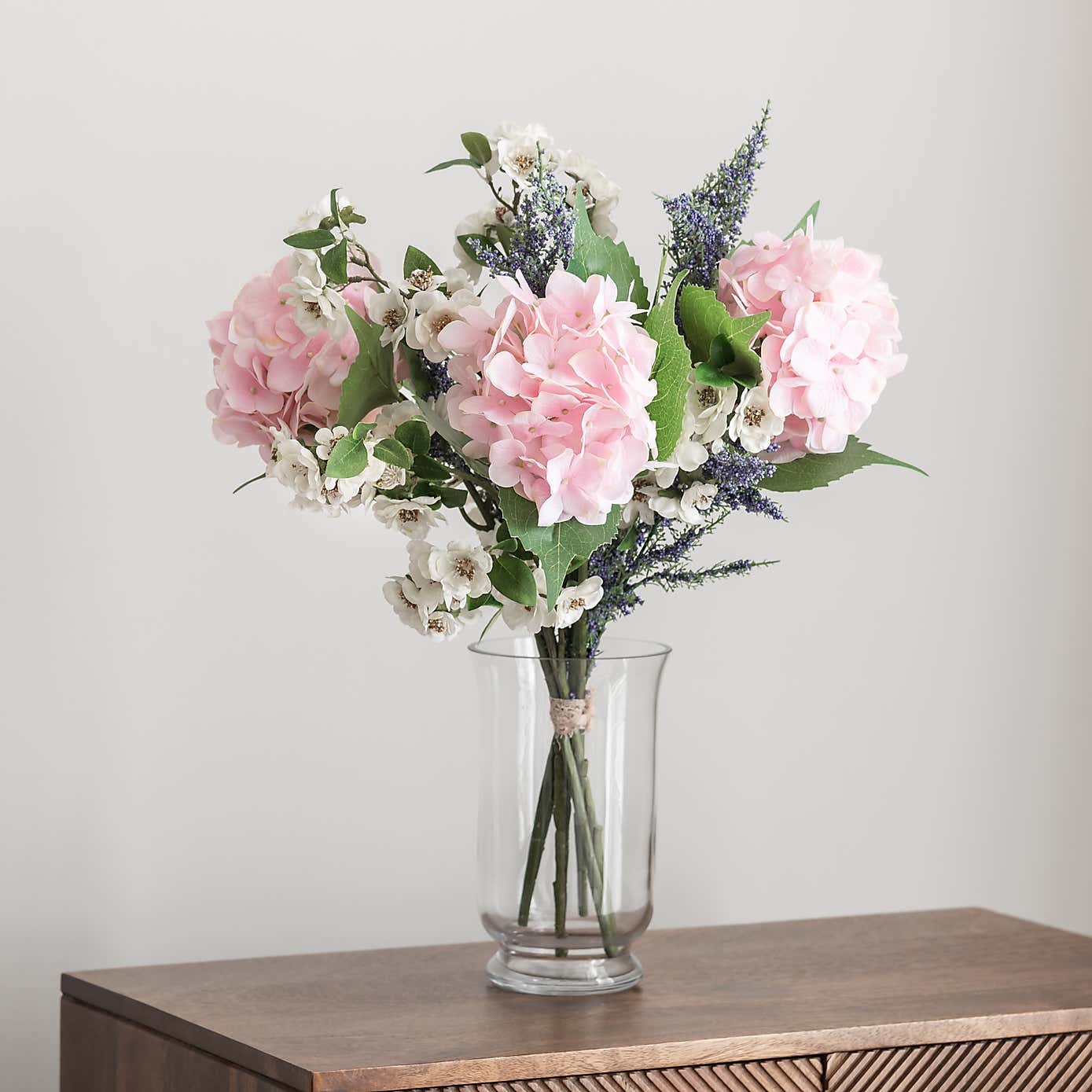 Artificial Pink Matilda Hydrangea Bouquet