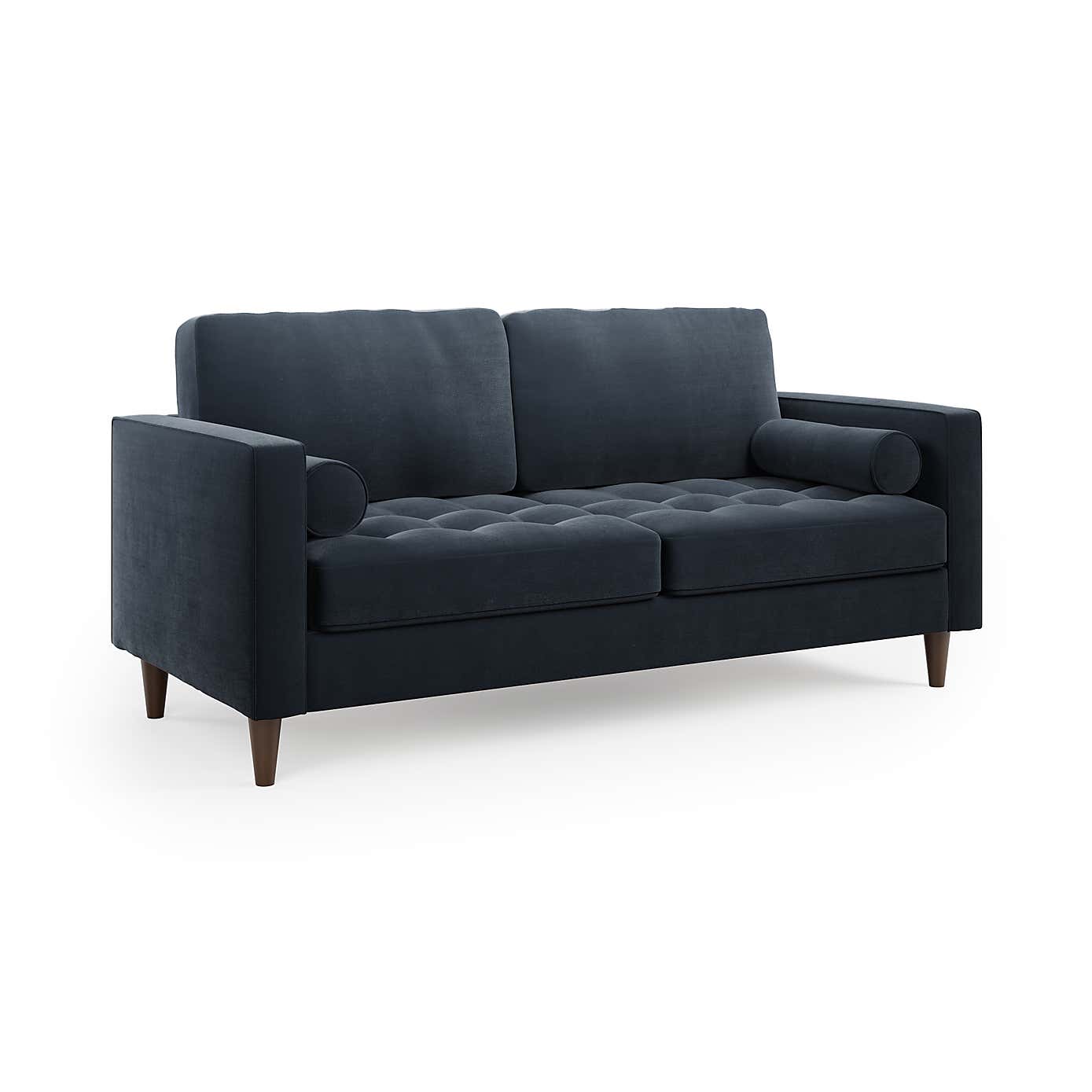 Zoe Velvet 3 Seater Double Sofa Bed
