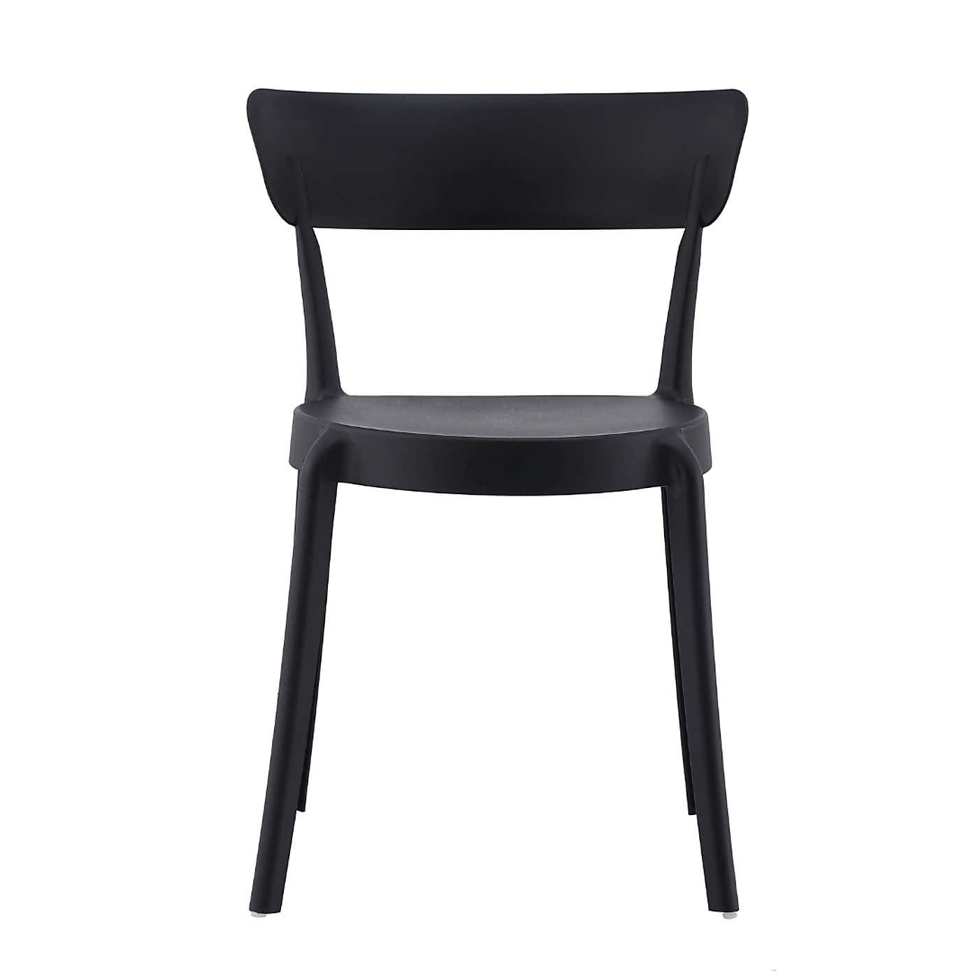 Fusion Living Plastic Bistro Dining Chair