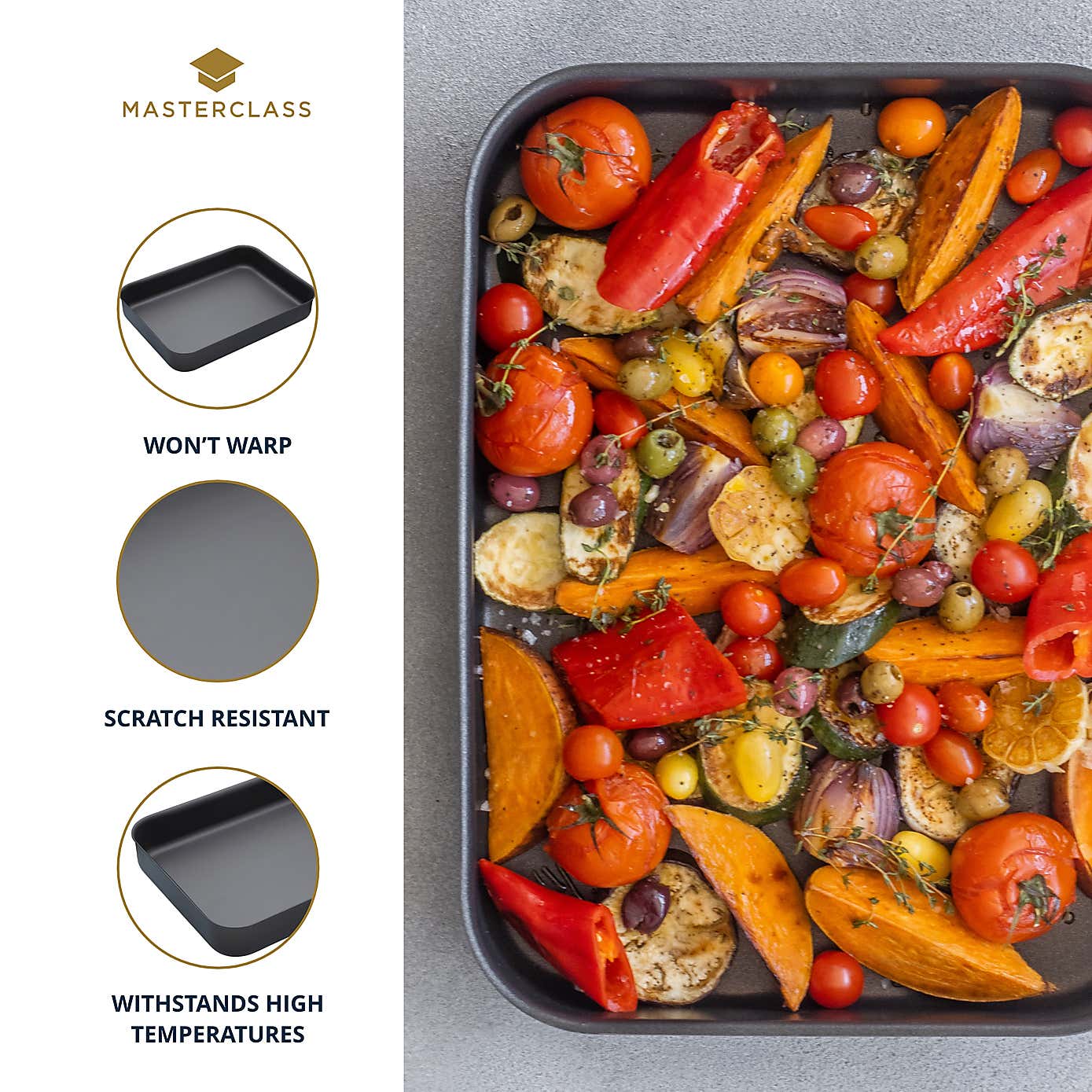 MasterClass Professional Non Stick Roasting Pan 42cm