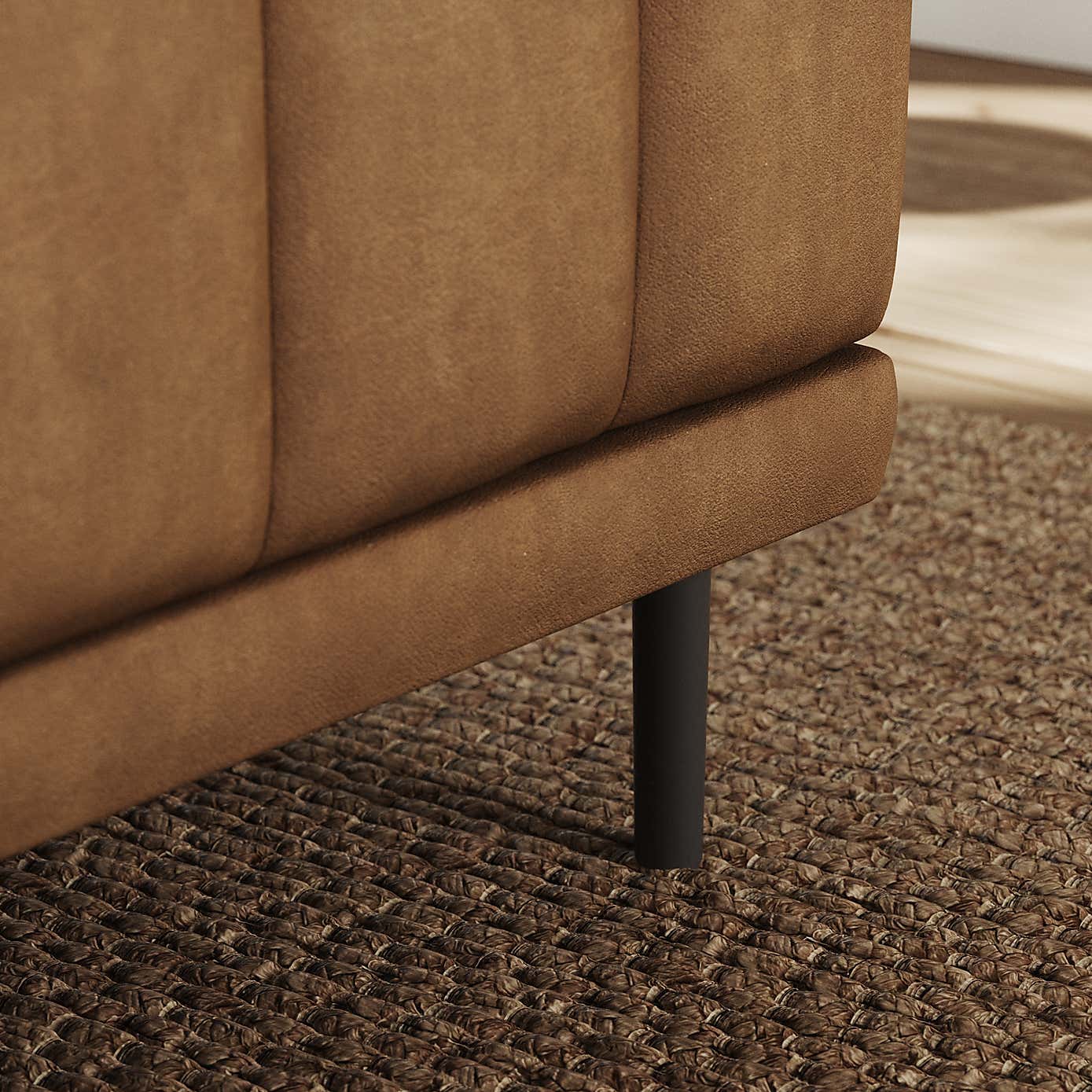 Amali Long Dining Bench, Faux Leather