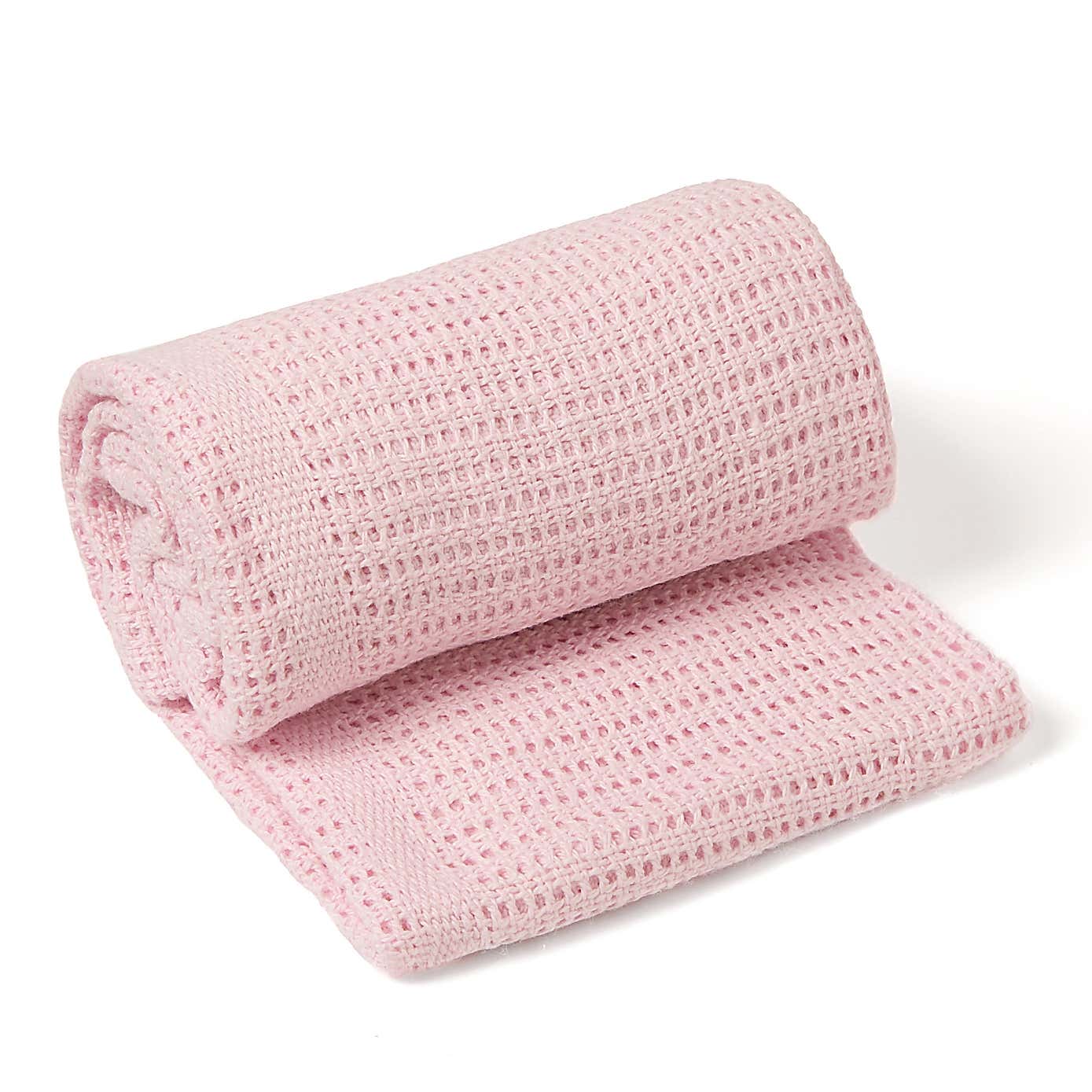 Clair de Lune Pram Size Cellular Cotton Blanket