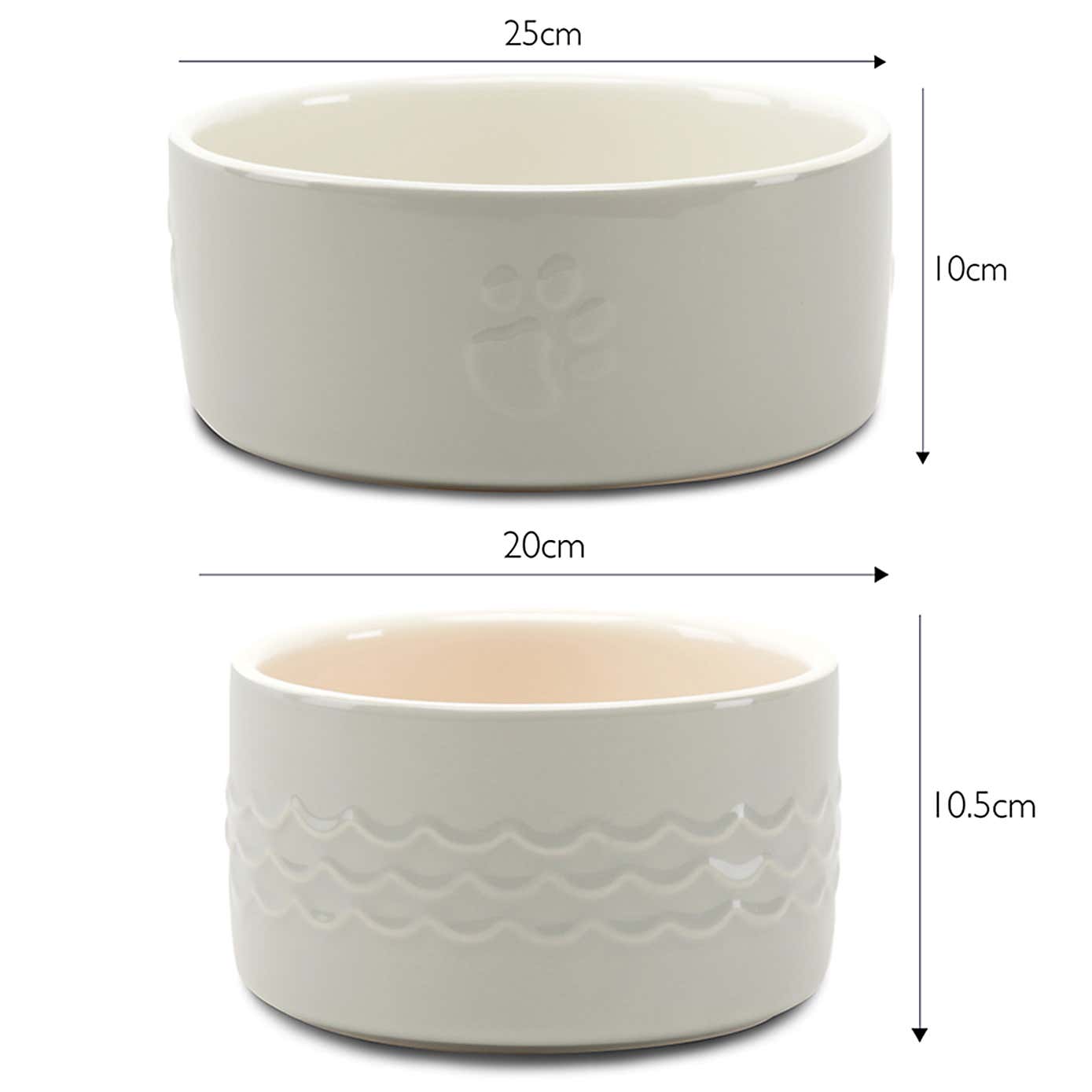 Scruffs Set of 2 Extra Large Icon Dog Bowls