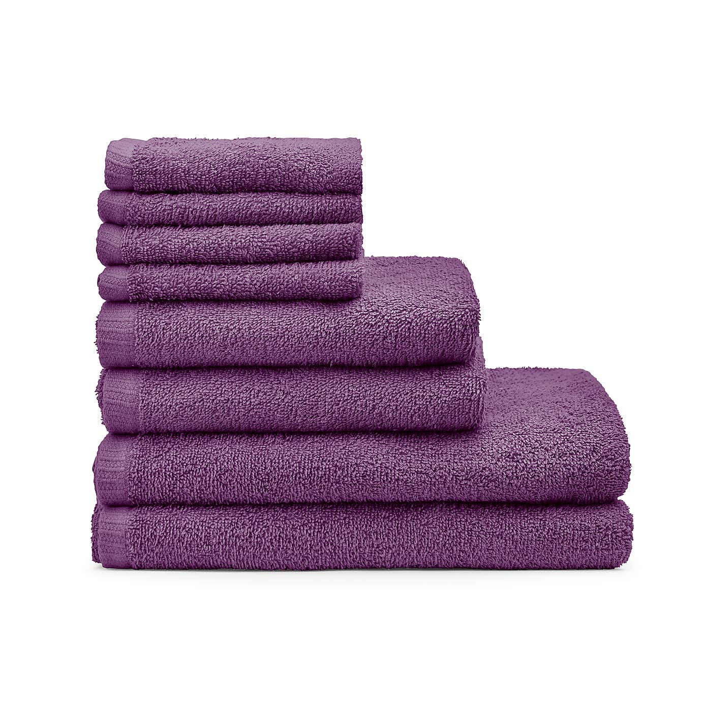Catherine Lansfield Quick Dry 8 Piece Towel Bale