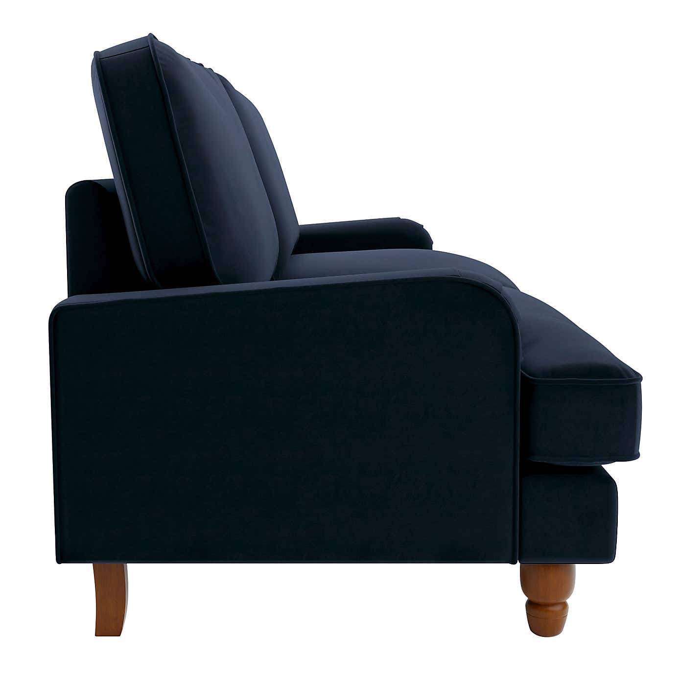 Beatrice Matte Velvet 3 Seater Double Sofa Bed