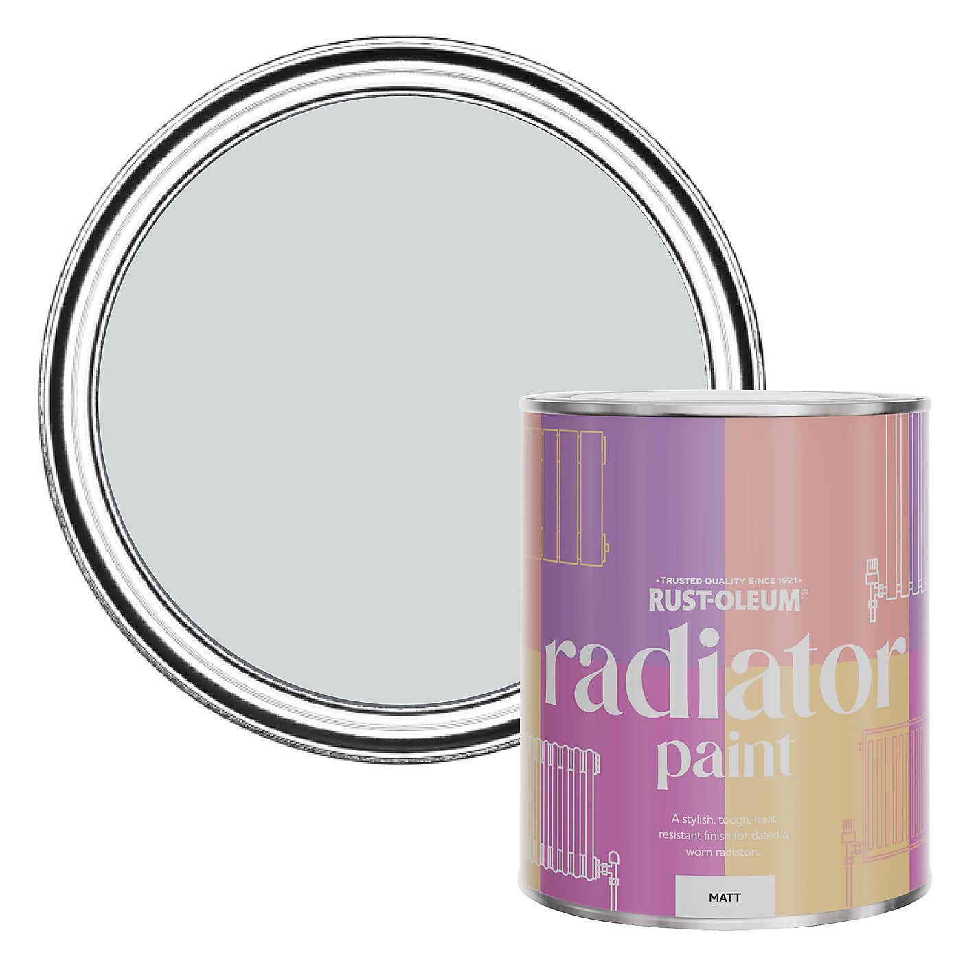 Rust-Oleum Dove Matt Radiator Paint