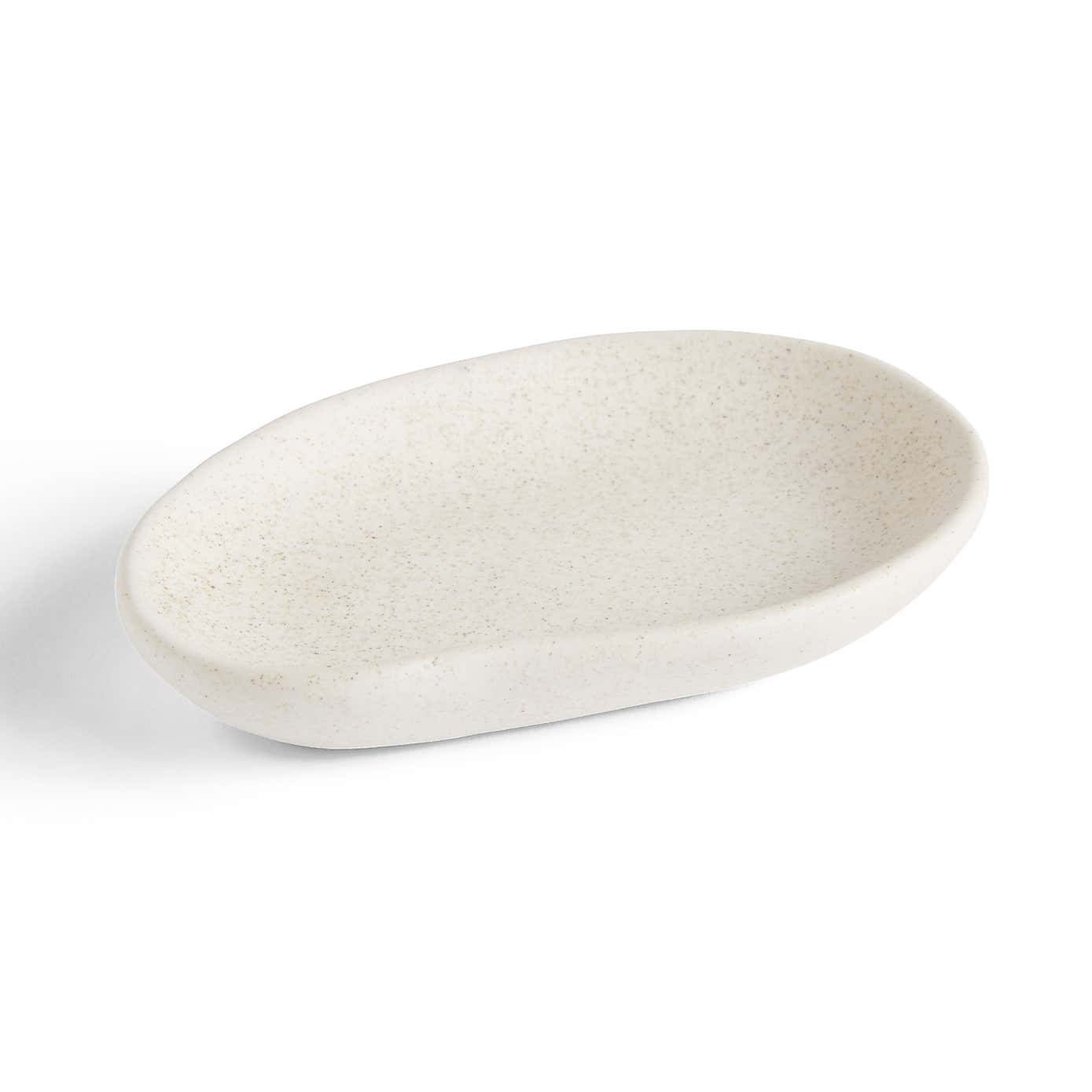 Cream Ceramic Soap Dish