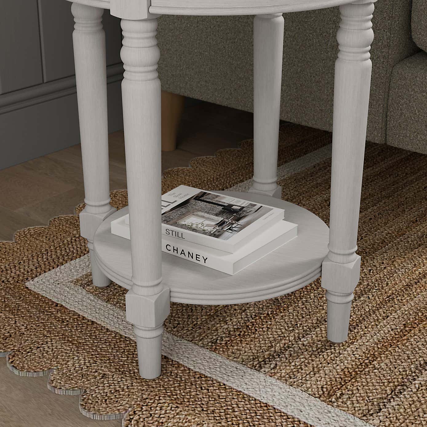 Ariella Side Table, Stone