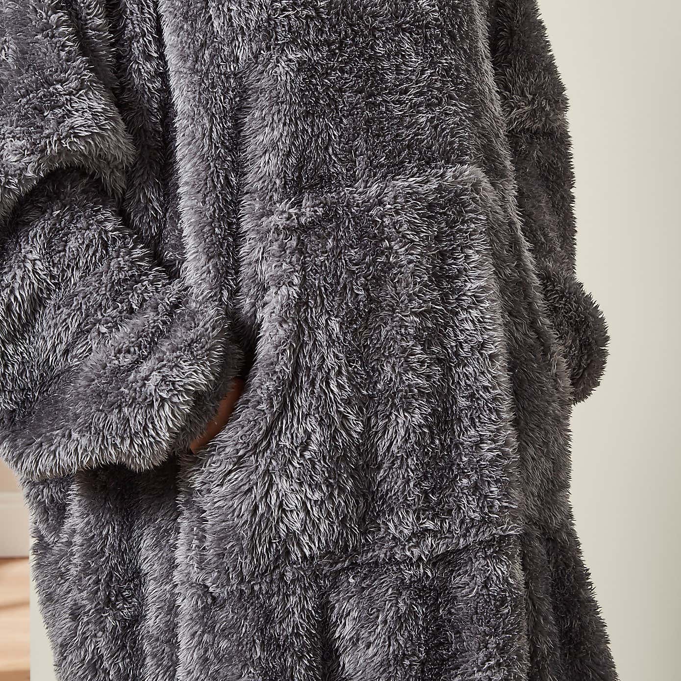 Teddy Oversized Blanket Hoodie
