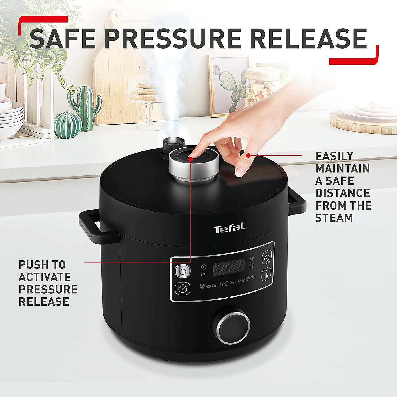 Tefal Turbo Cuisine Multi Pressure Cooker 4.8L