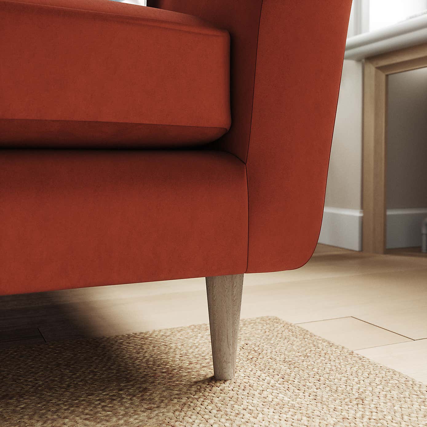 Sven Opulent Velvet Snuggle Chair