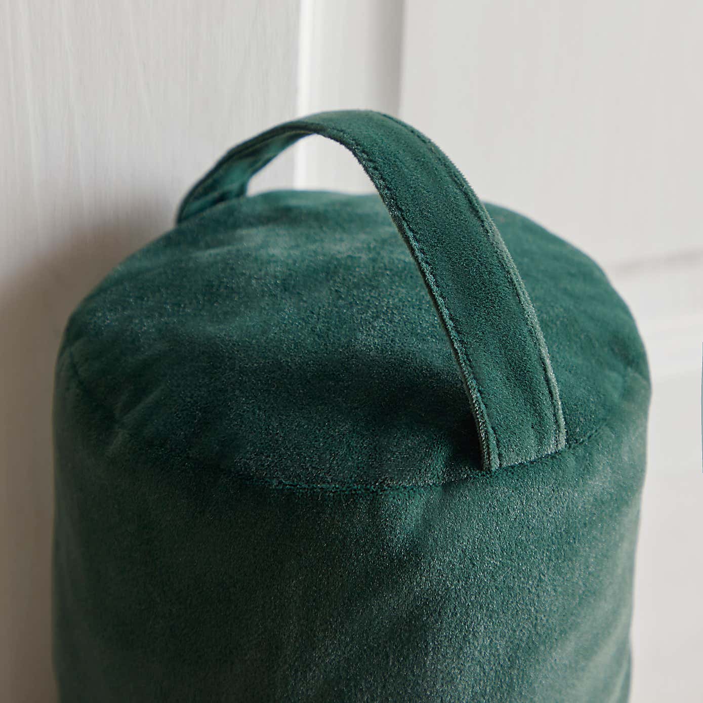 Velvet Cylinder Doorstop