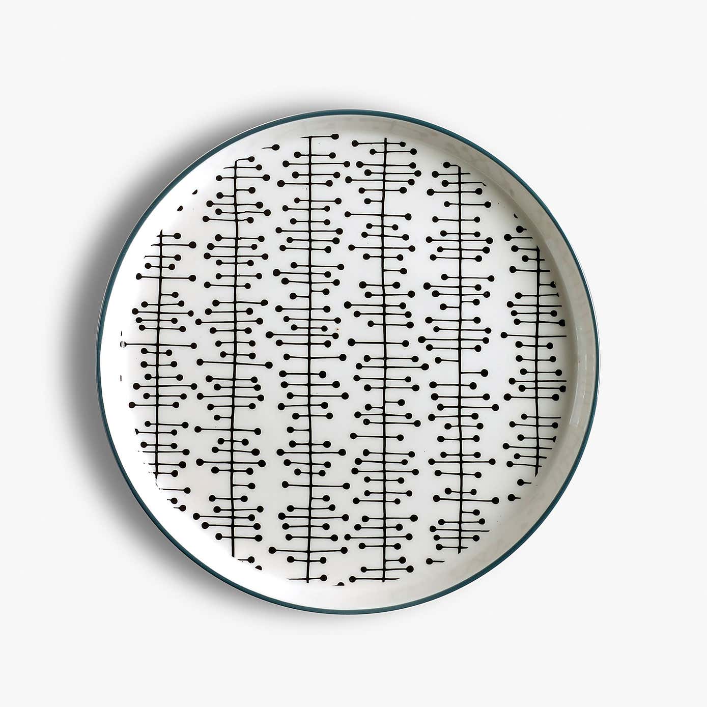 Set of 2 MissPrint Dandelion Side Plates
